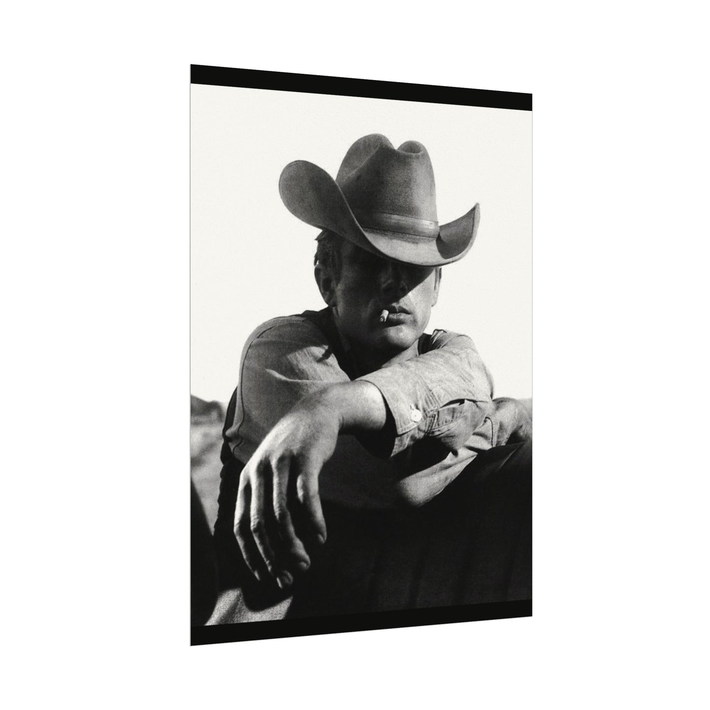 Sage & Smoke – Western Textured Watercolor Matte Posters