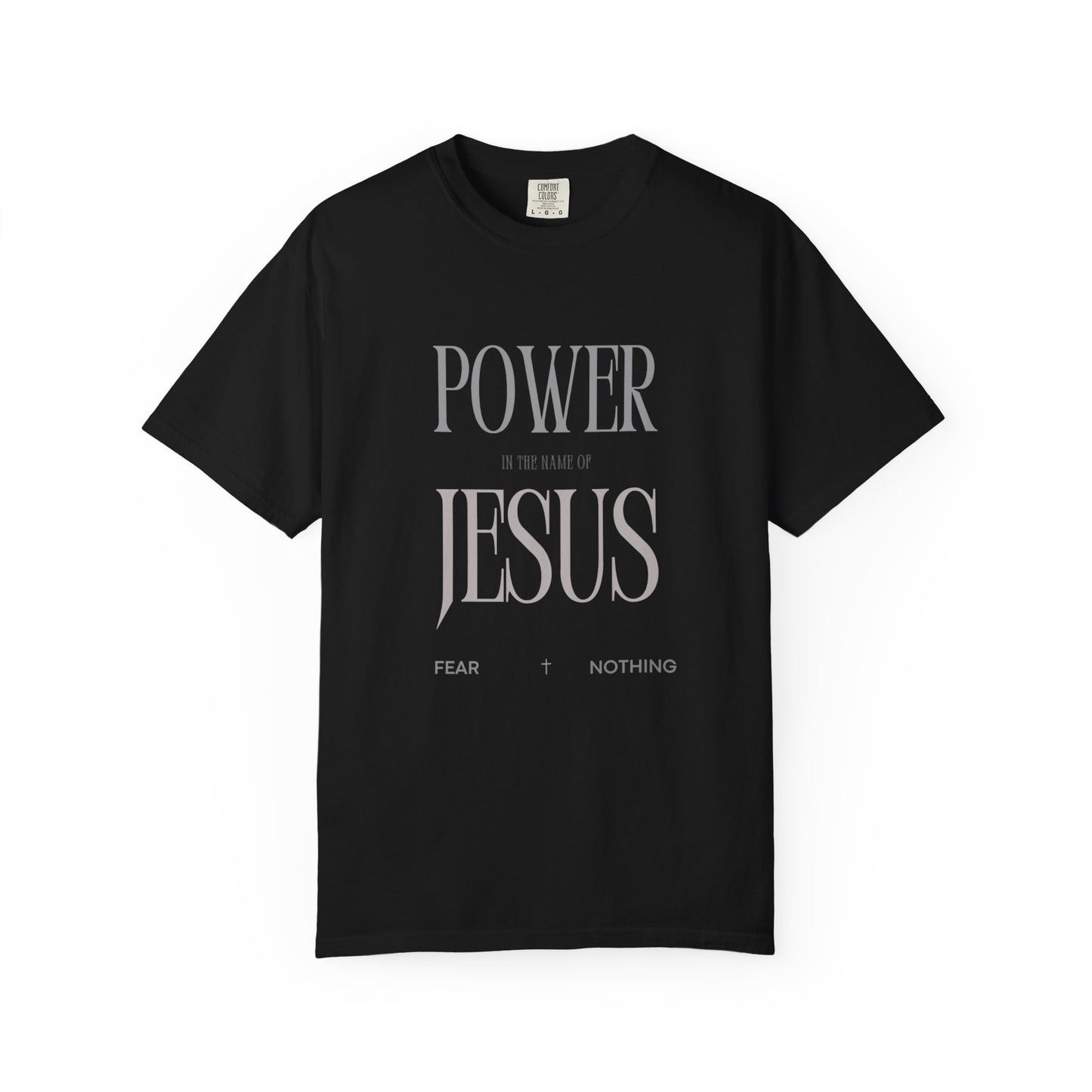 Faith-Inspired Jesus Unisex T-shirt, Power in the Name of Jesus Tee, Christian Apparel, Inspirational Gift, Religious T-shirt