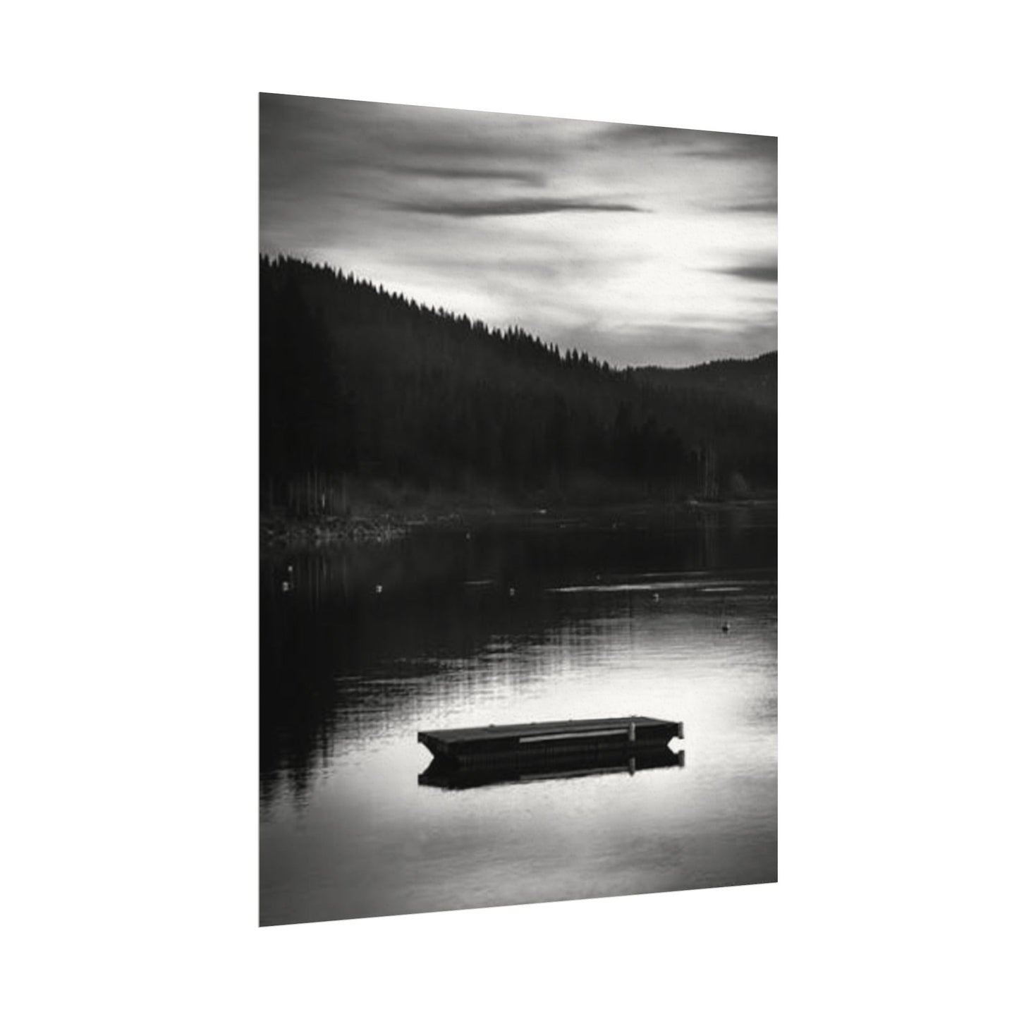 He Leads Me Beside Still Waters – Western Textured Watercolor Matte Posters