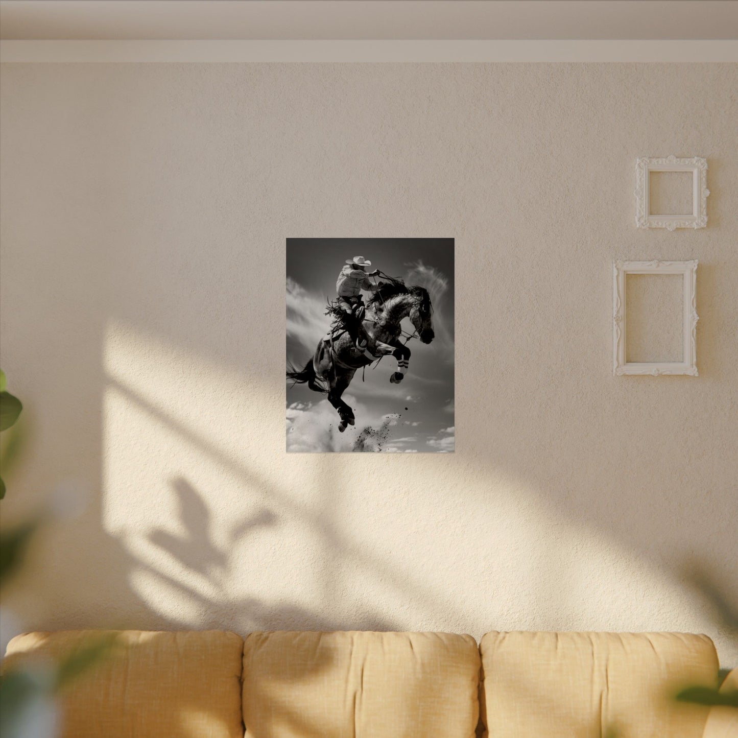 Rolling Thunder – Western Textured Watercolor Matte Posters