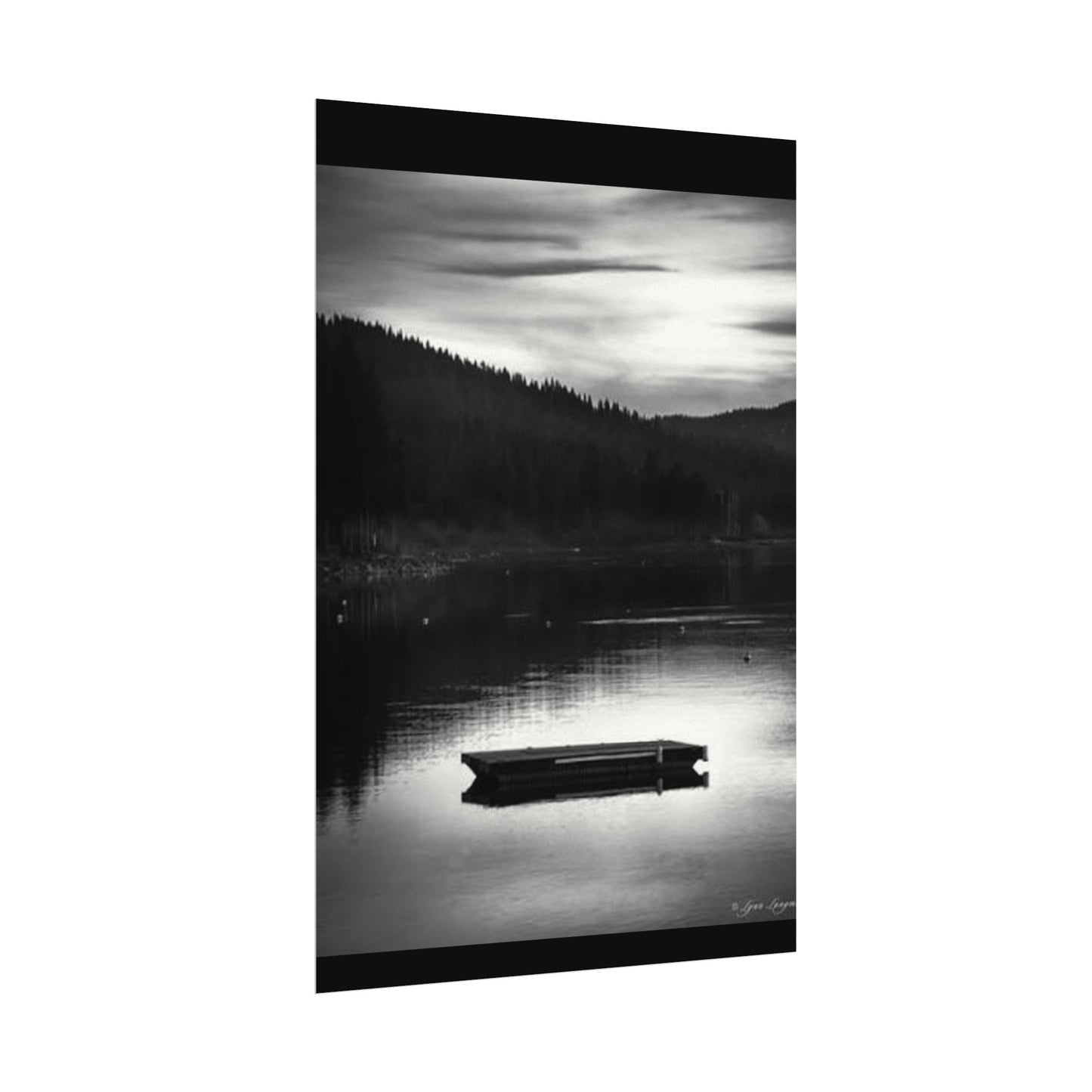 He Leads Me Beside Still Waters – Western Textured Watercolor Matte Posters