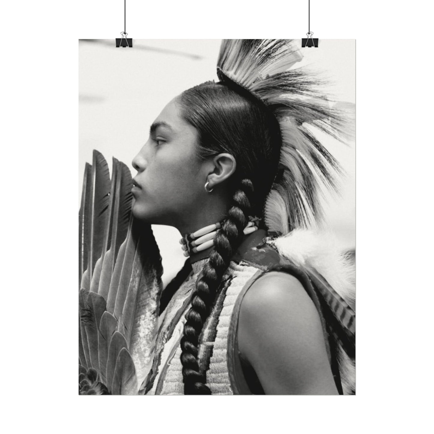 Soar High On Wings Like Eagles – Western Textured Watercolor Matte Posters