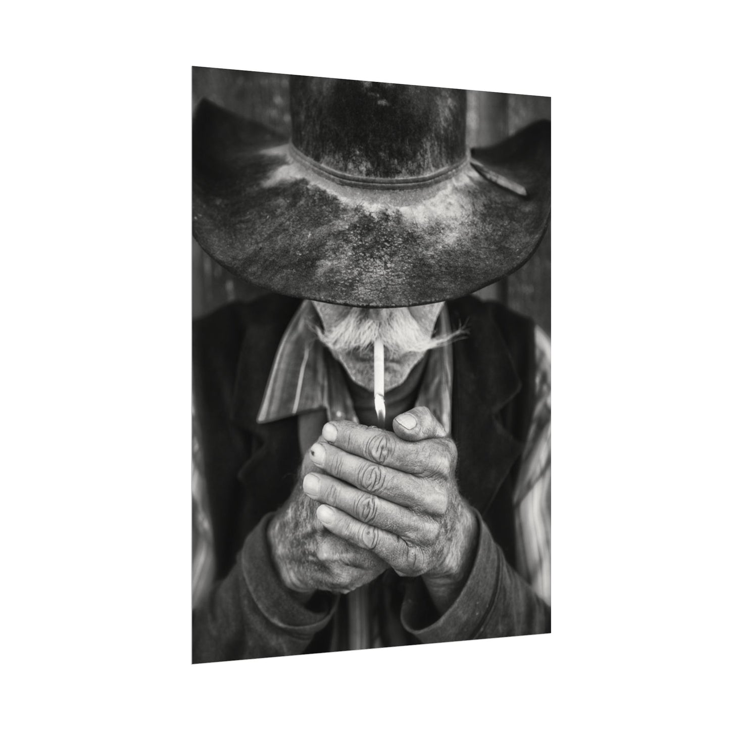 One More Draw – Western Textured Watercolor Matte Posters