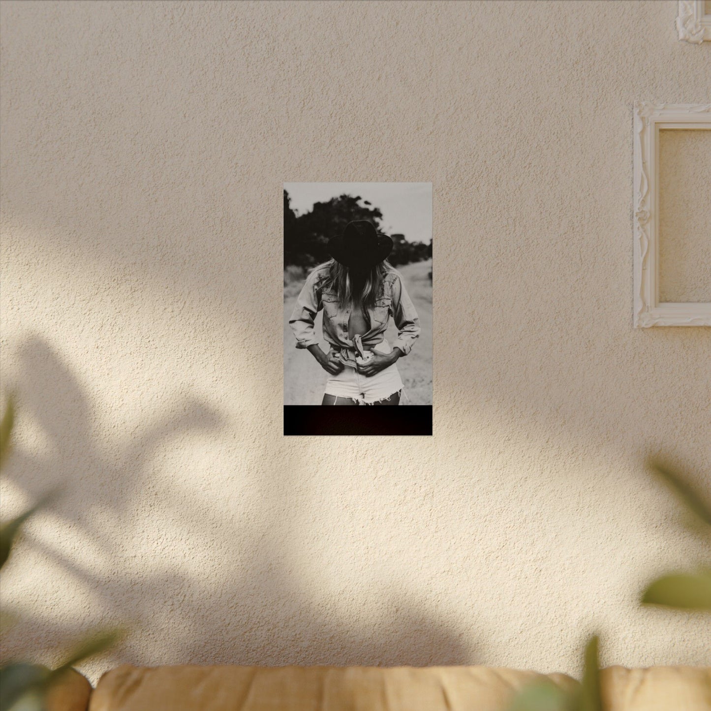 Denim Dreamer– Western Textured Watercolor Matte Posters