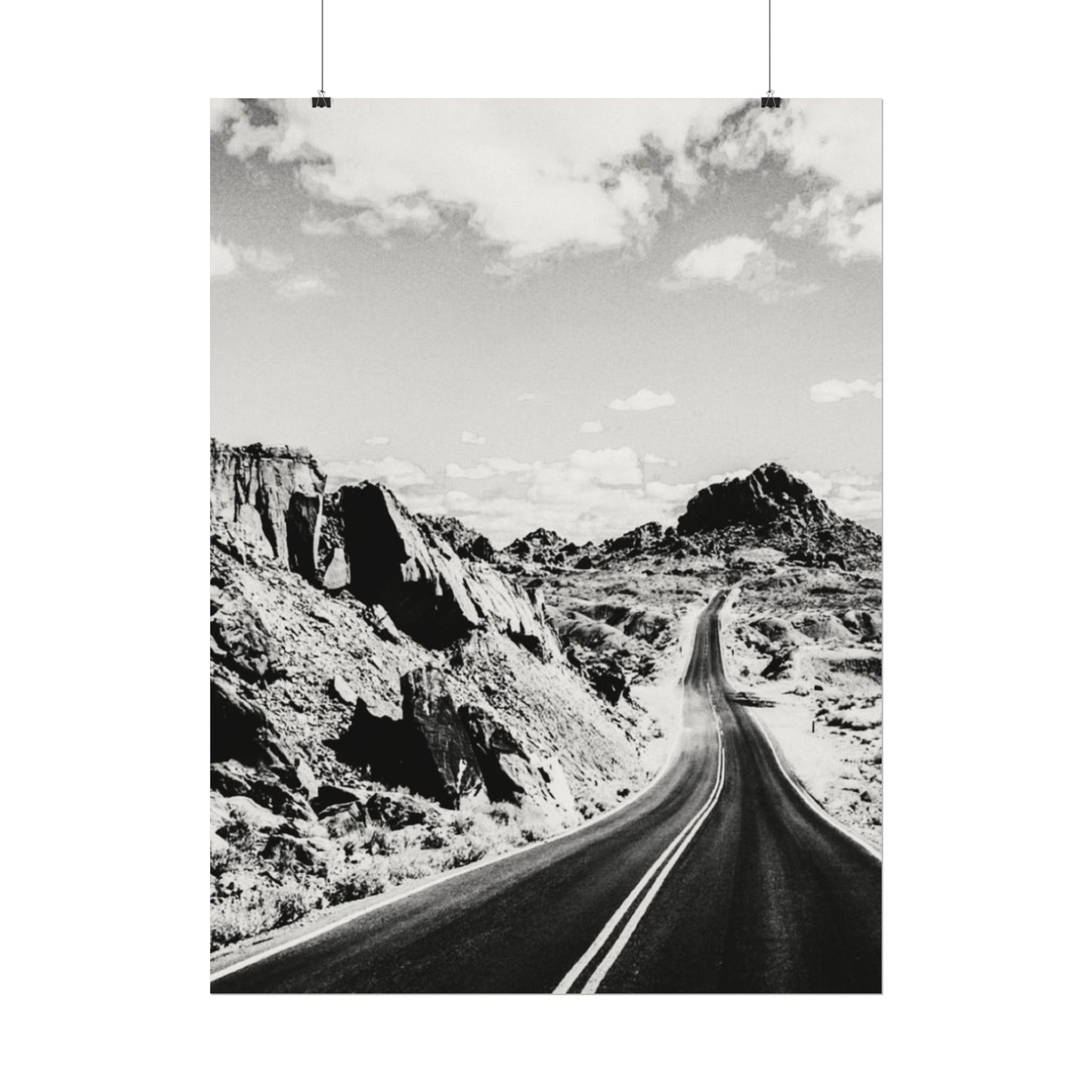 Adventure Awaits On The Open Road Textured Watercolor Matte Posters