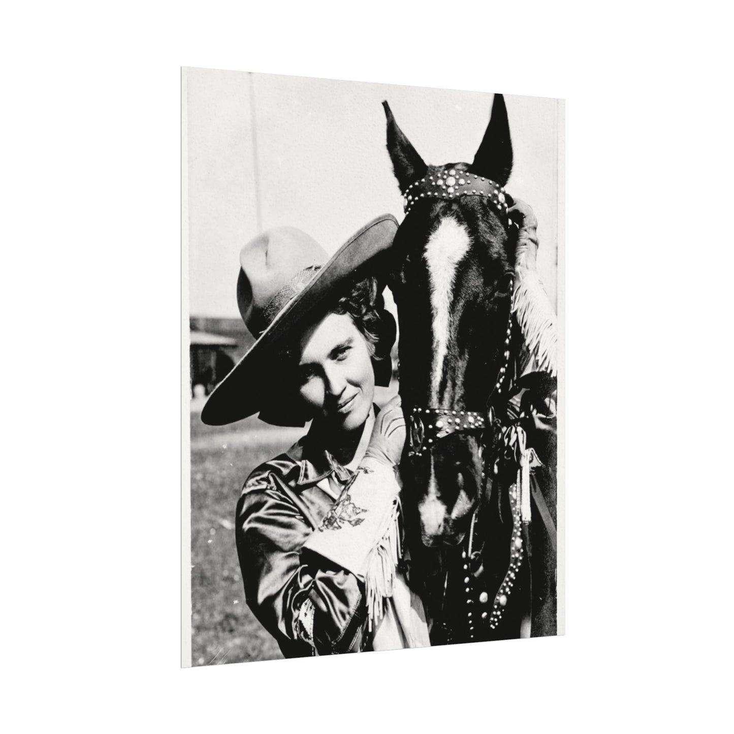 Steadfast Devotion – Western Textured Watercolor Matte Posters