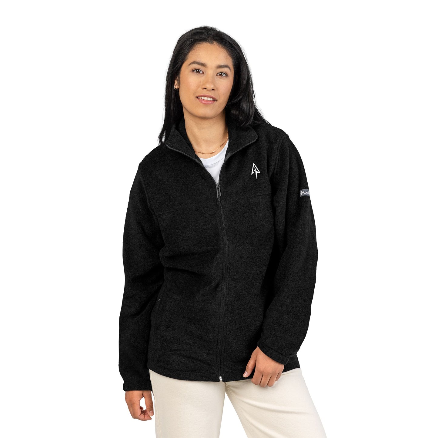 Arrow Ridge Cozy Embroidered Fleece Jacket - Perfect for Outdoor Adventures, Gift for Nature Lovers, Hiking Gear, Casual Layering, Winter Wear