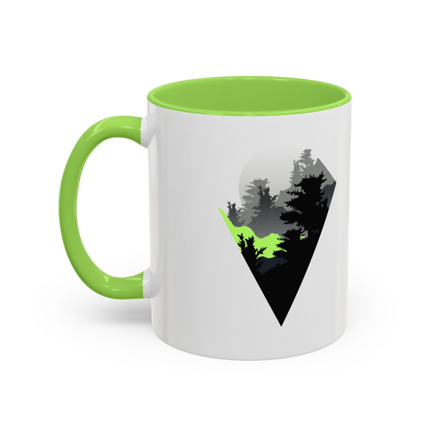 Sleek Forest Mug: Nature-Inspired Coffee Cup, Perfect for Outdoor Lovers, Gift for Nature Enthusiasts, Eco-Friendly Present