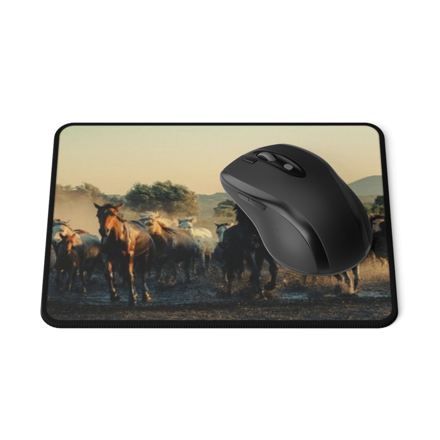 Wild Horse Non-Slip Gaming Mouse Pad, Computer Accessories, Gamer Gift, Desk Decor, Unique Mouse Mat, Animal Lover Gift
