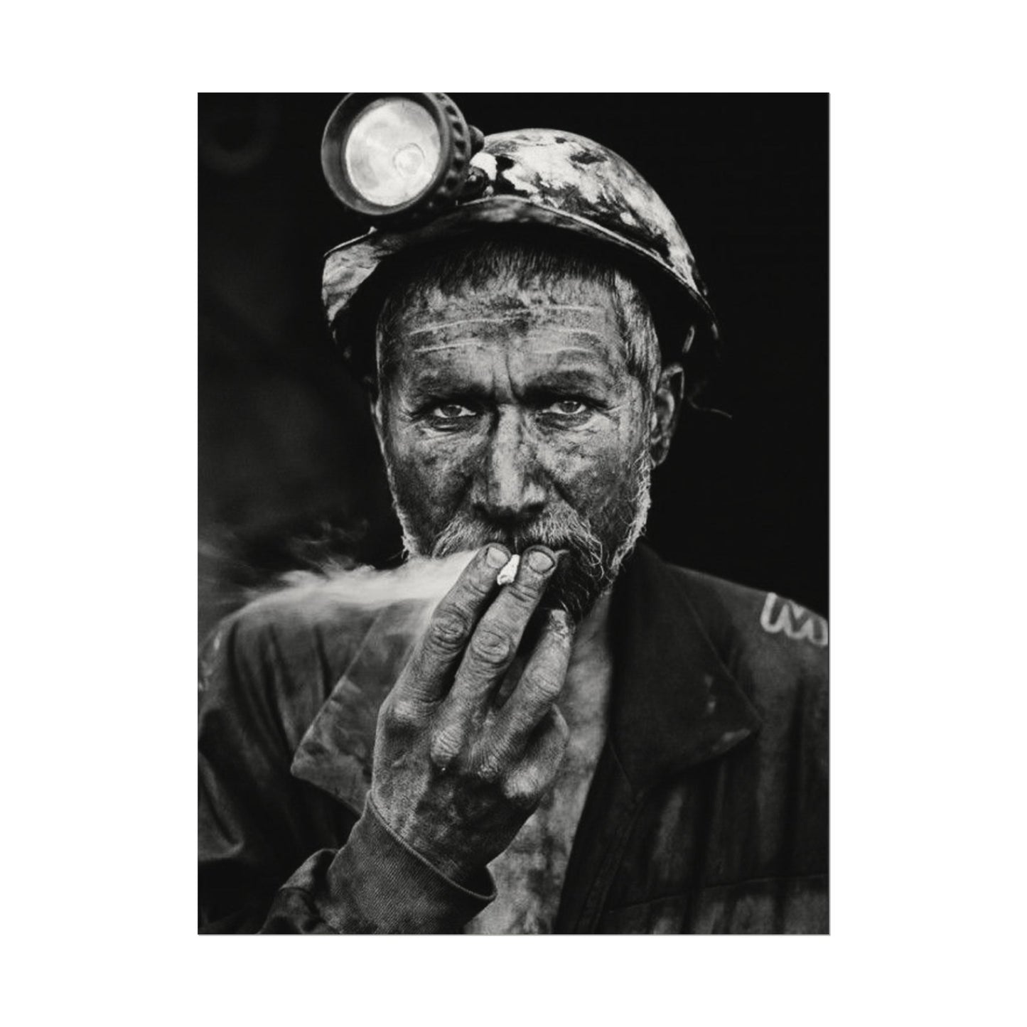 Fire & Coal – Western Textured Watercolor Matte Posters