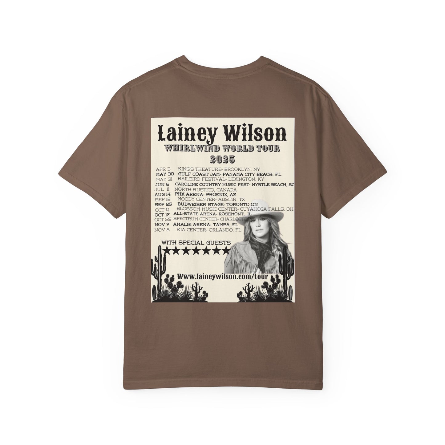 Desert Vibes Graphic Lainey T-Shirt, Boho Style Tee, Music Lover Shirt, Unisex Vintage Tee, Perfect Gift for Festivals & Concerts