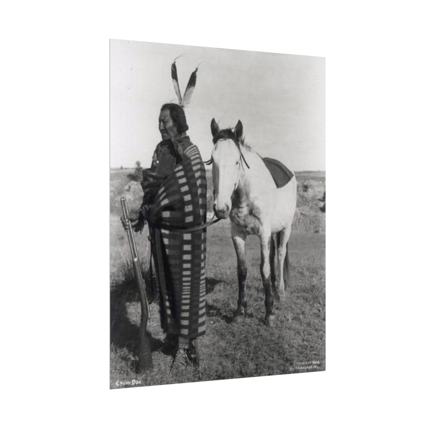 Sacred Ties – Western Textured Watercolor Matte Posters