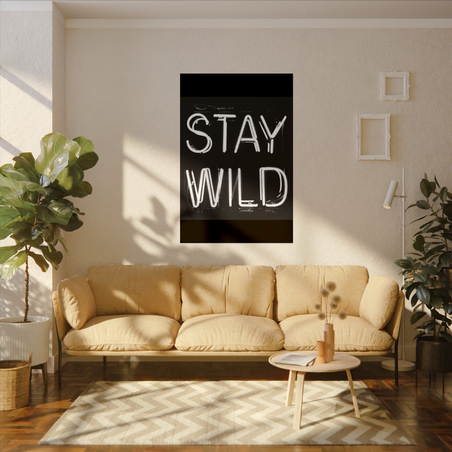 Stay Wild – Western Textured Watercolor Matte Posters