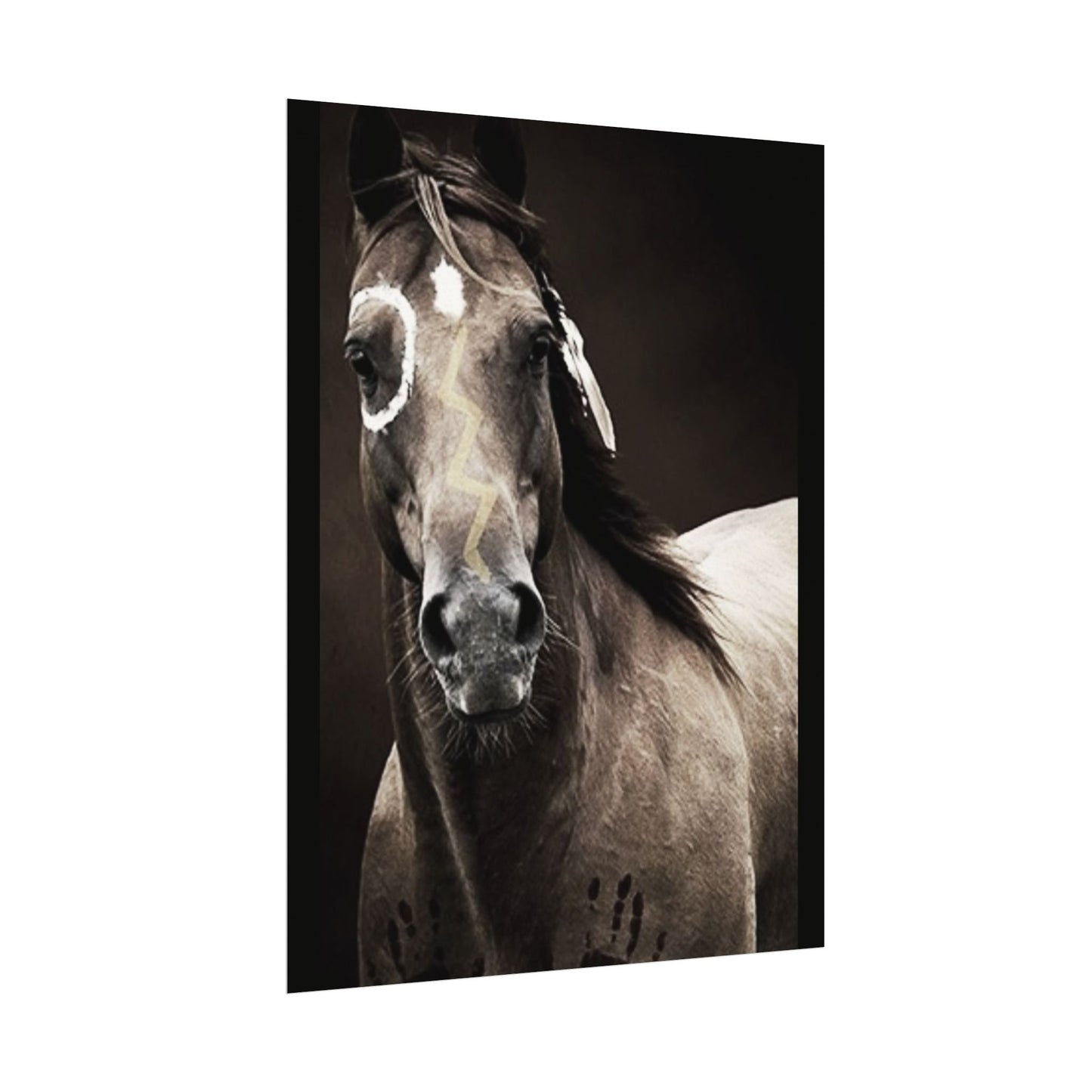 War Paint – Western Textured Watercolor Matte Posters