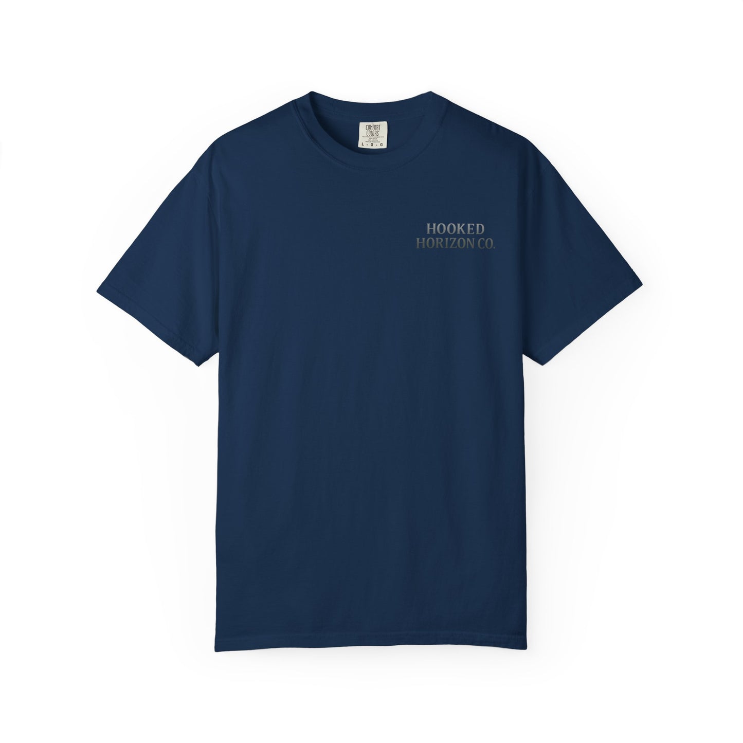 Wave Compass T-shirt, Hooked Horizon Co, Angler Gifts