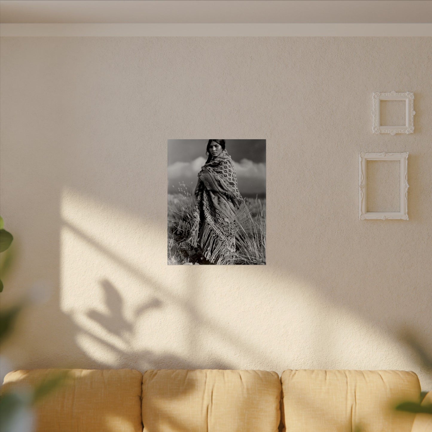 The Wind Calls Her By Name – Western Textured Watercolor Matte Posters