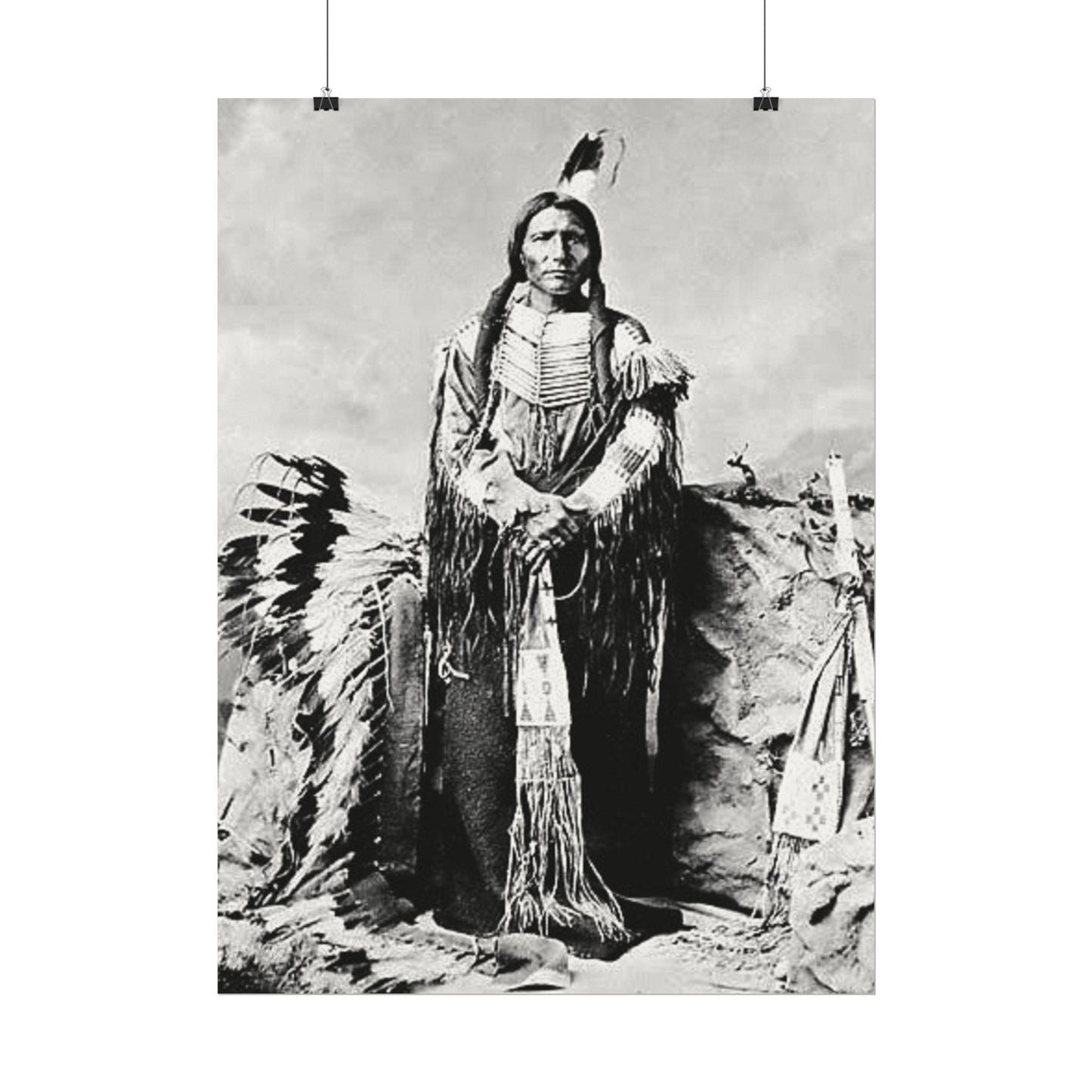 Enduring Spirit– Western Textured Watercolor Matte Posters