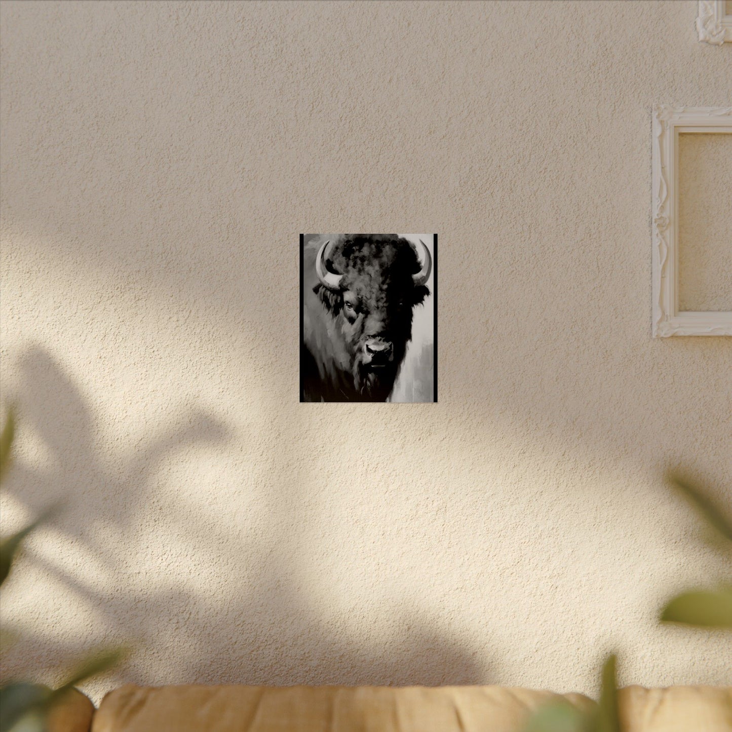 Buffalo Ridge – Western Textured Watercolor Matte Posters