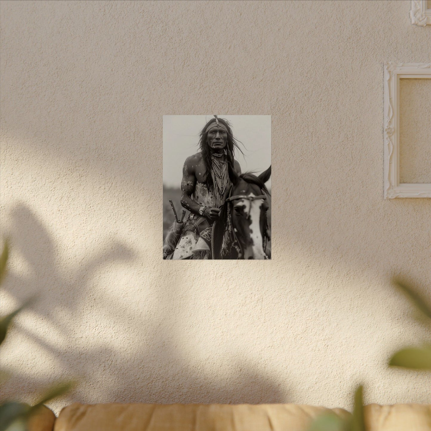 Spirit In The Saddle– Western Textured Watercolor Matte Posters