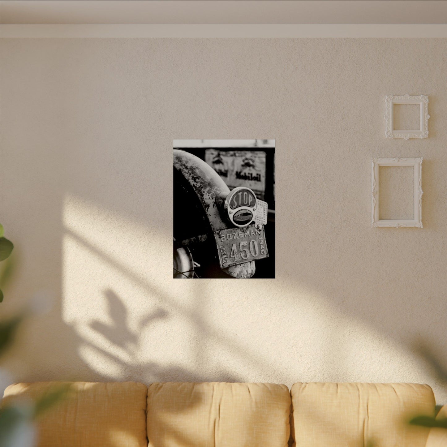 Motor Head Metal – Western Textured Watercolor Matte Posters