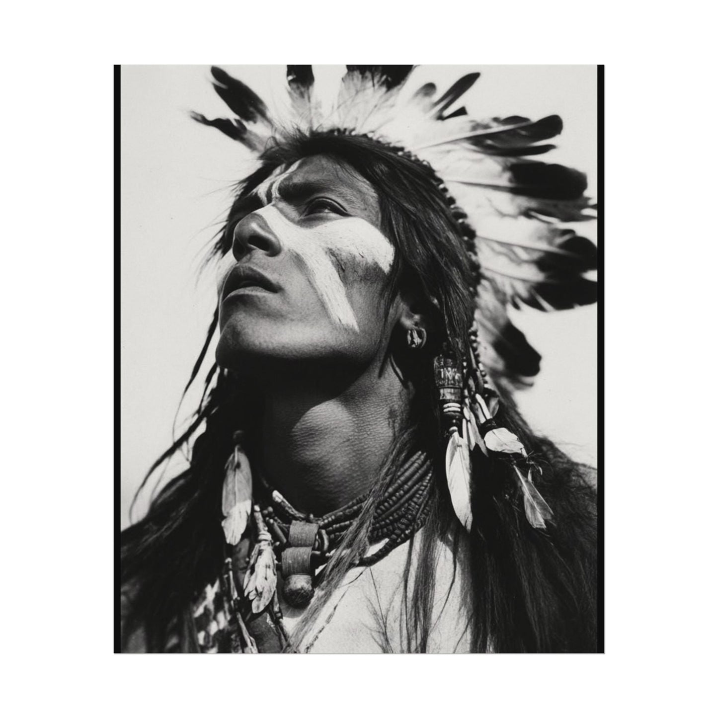 He Who Remembers – Western Textured Watercolor Matte Posters