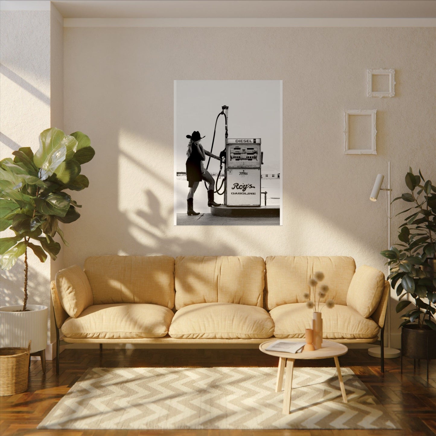 High Noon Fill Up— Western Textured Watercolor Matte Posters