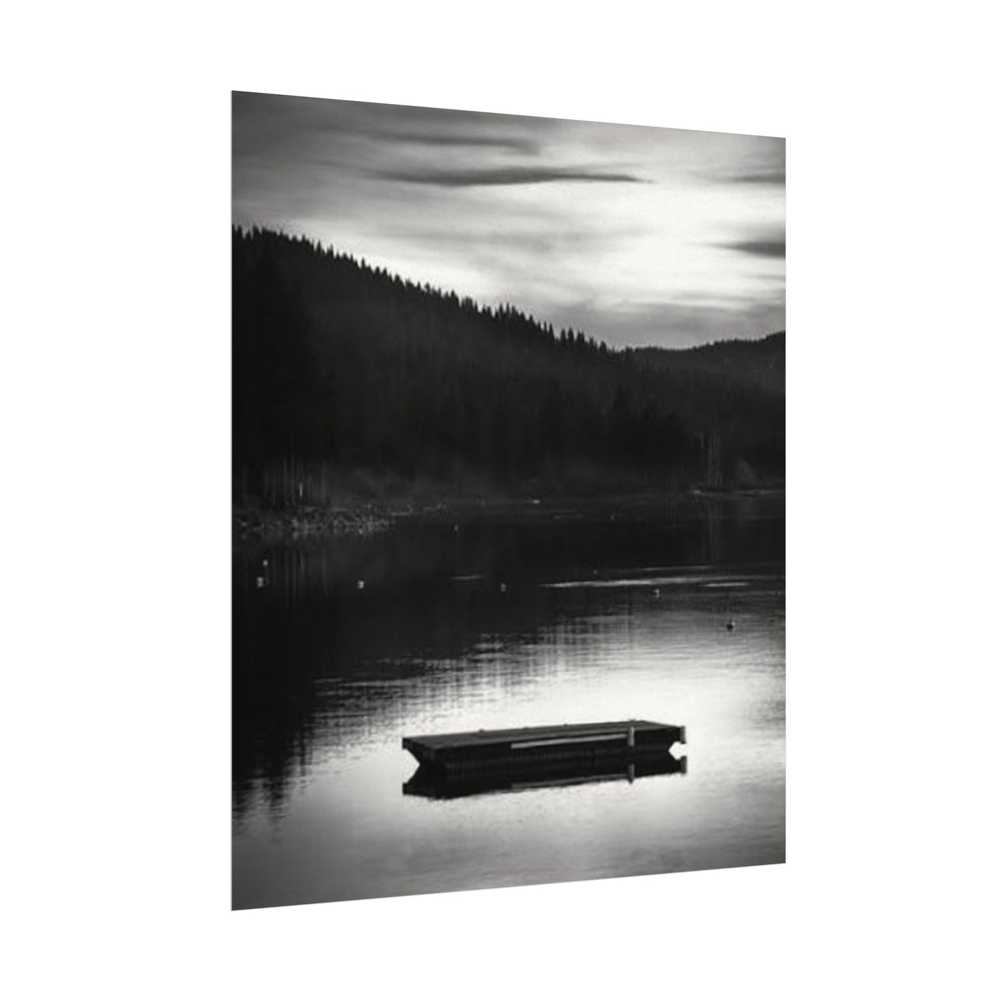 He Leads Me Beside Still Waters – Western Textured Watercolor Matte Posters