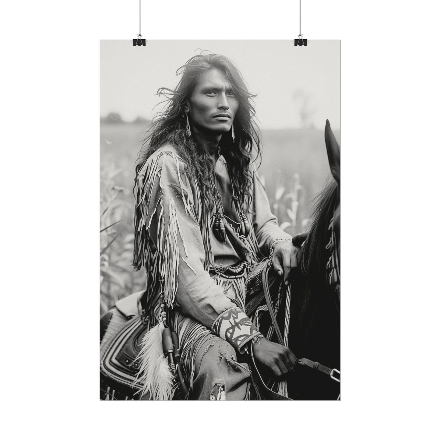 The Last Watchman– Western Textured Watercolor Matte Posters