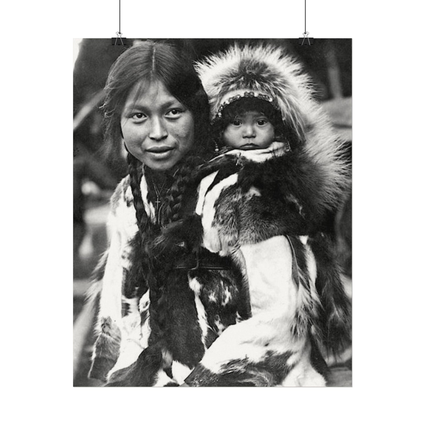 A Mother's Heart – Western Textured Watercolor Matte Posters