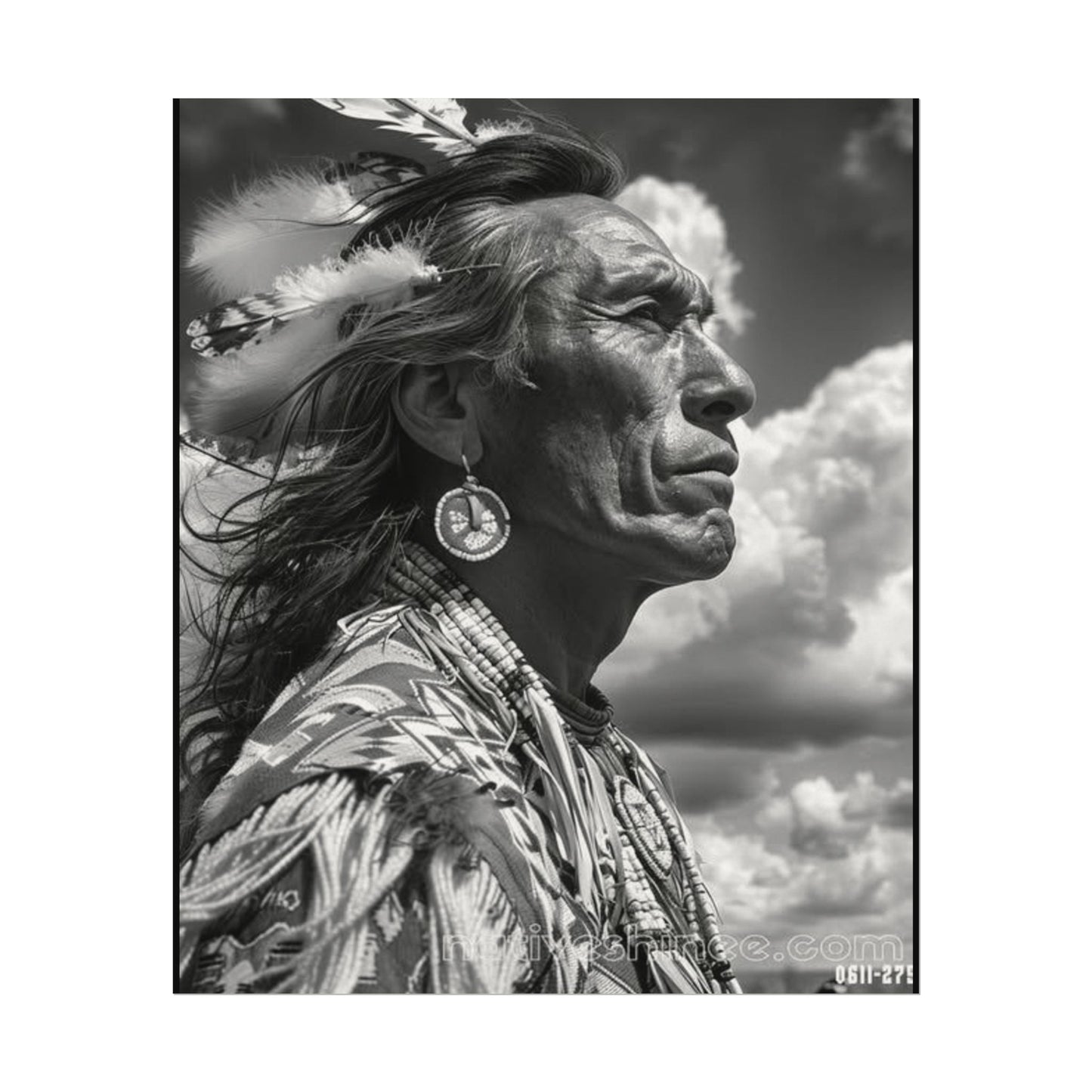 The Ancestral Winds Are Calling  – Western Textured Watercolor Matte Posters