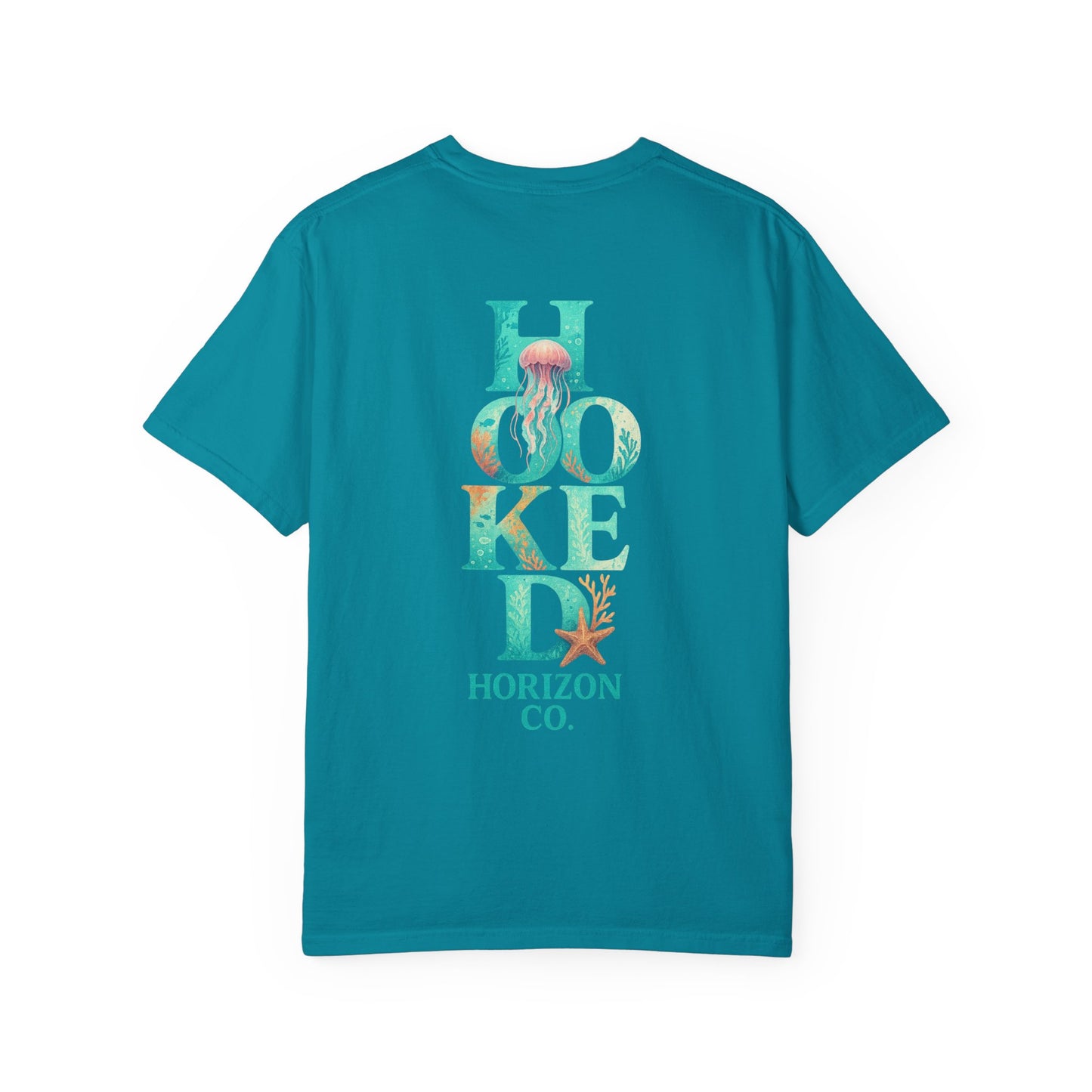Turtle Deep Drift T-shirt, Hooked Horizon Co, Angler Gifts