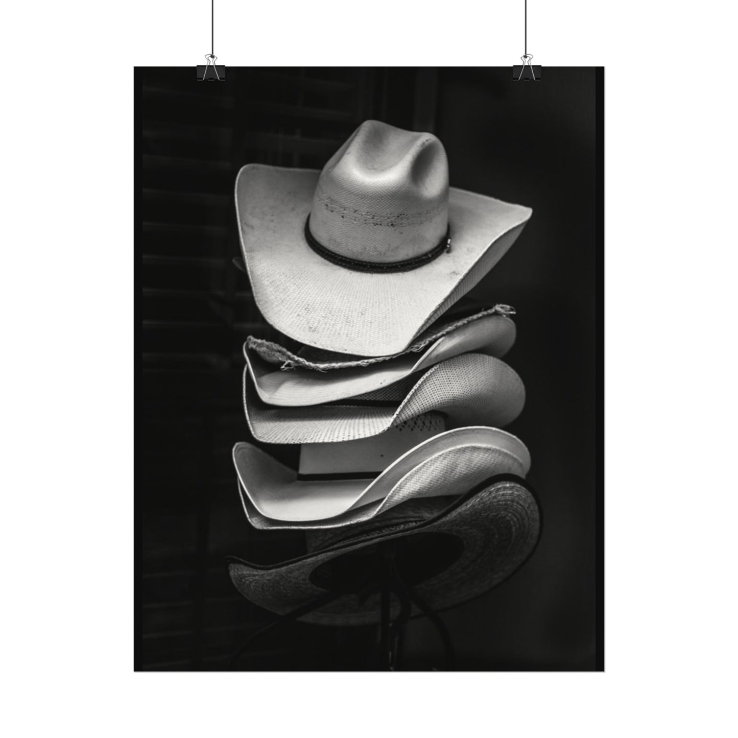 I Tip My Hat To The Keeper Of The Stars– Western Textured Watercolor Matte Posters