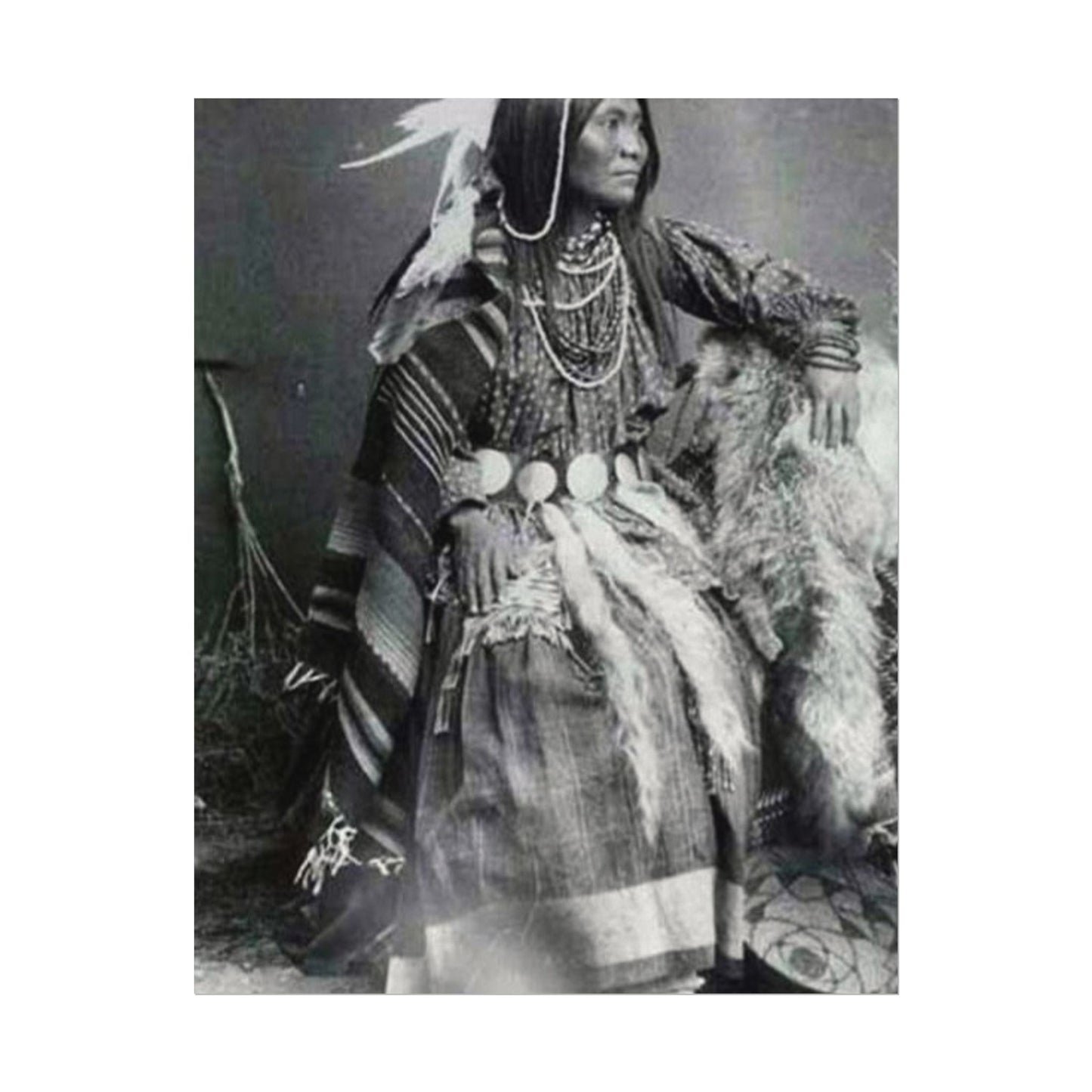 Courage & Strength – Western Textured Watercolor Matte Posters