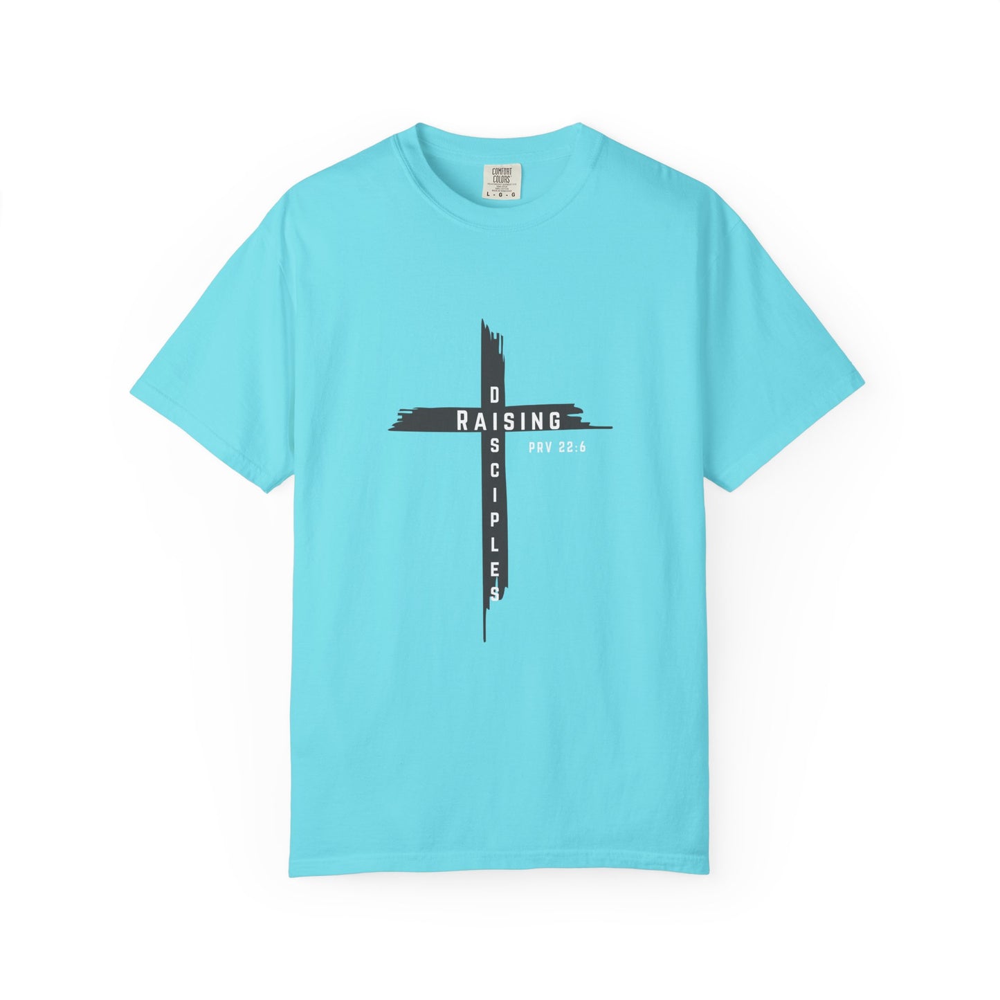 Raising Disciple Garment-Dyed T-Shirt for Faith Wear, Christian Apparel, Spiritual Gift, Youth Group Outfit, Church Merchandise,