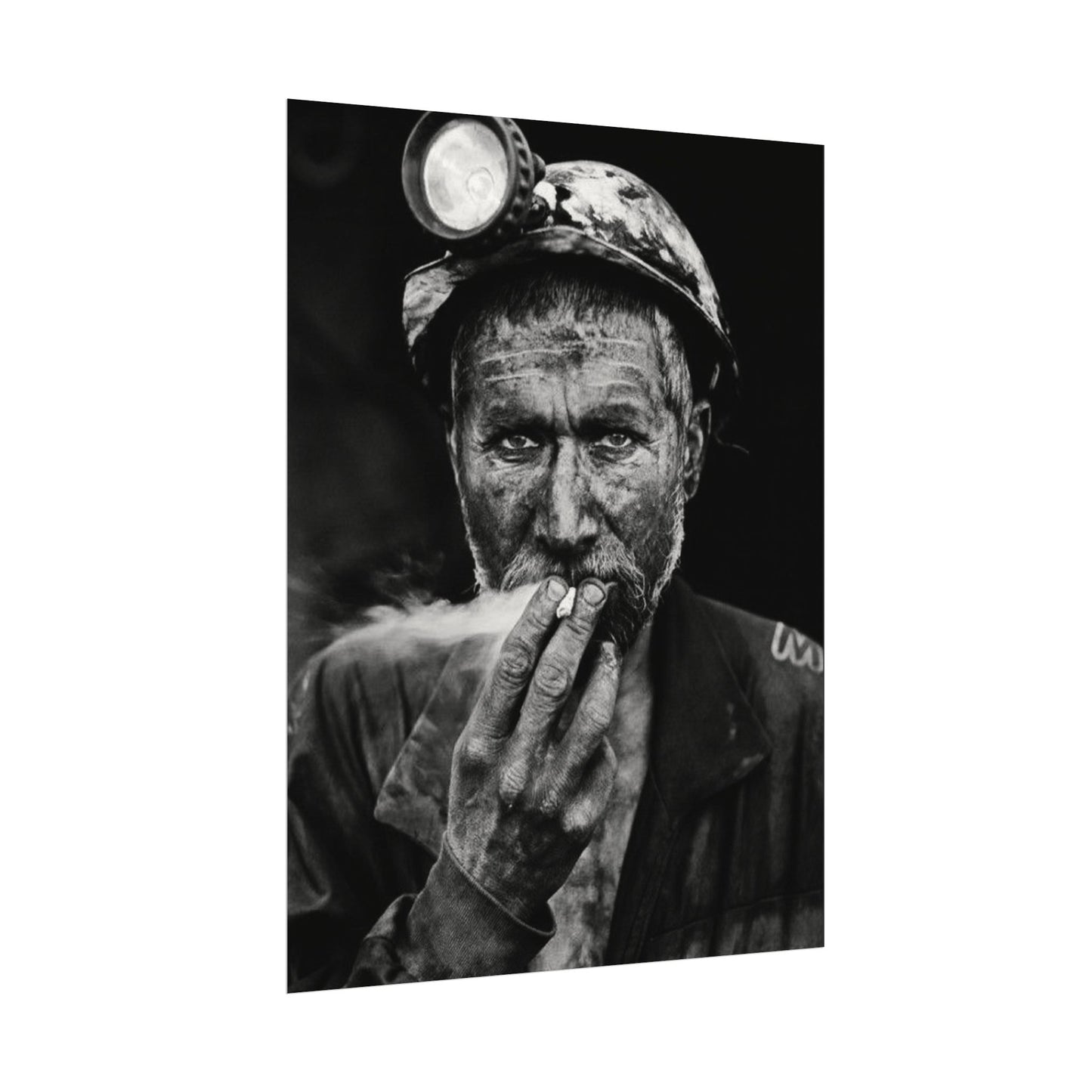 Fire & Coal – Western Textured Watercolor Matte Posters