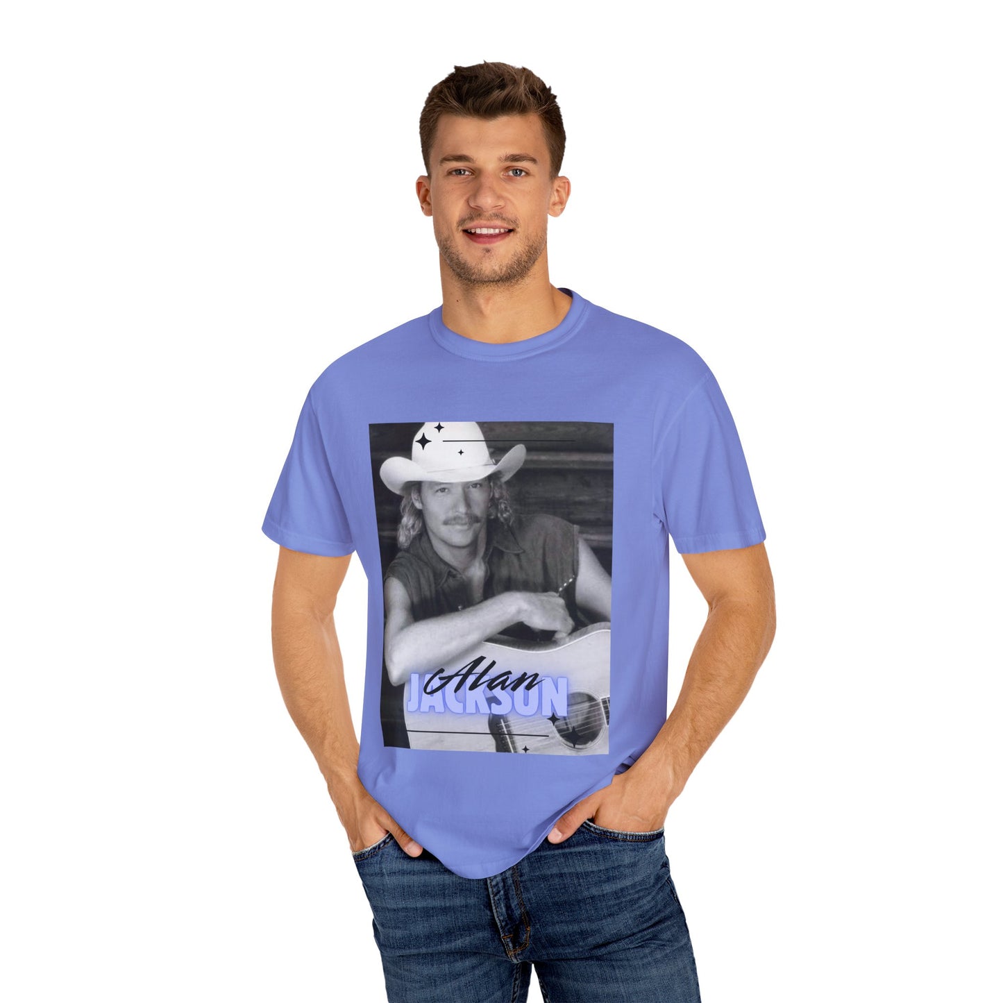 Alan Jackson Retro Country Music Tee, Unisex T-Shirt, Nostalgic Graphic Tee, Gift for Music Lovers, Vintage Style Shirt