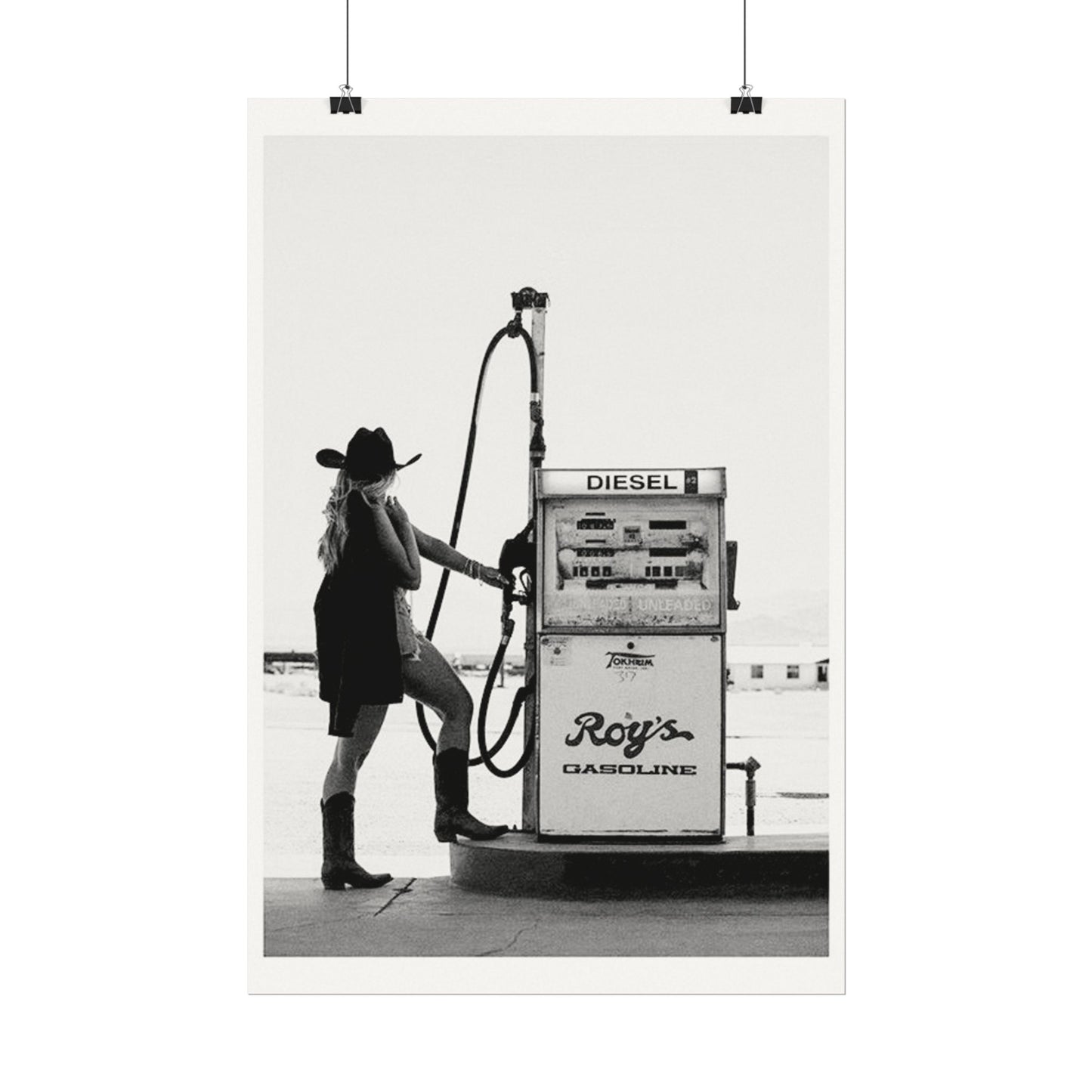 High Noon Fill Up— Western Textured Watercolor Matte Posters