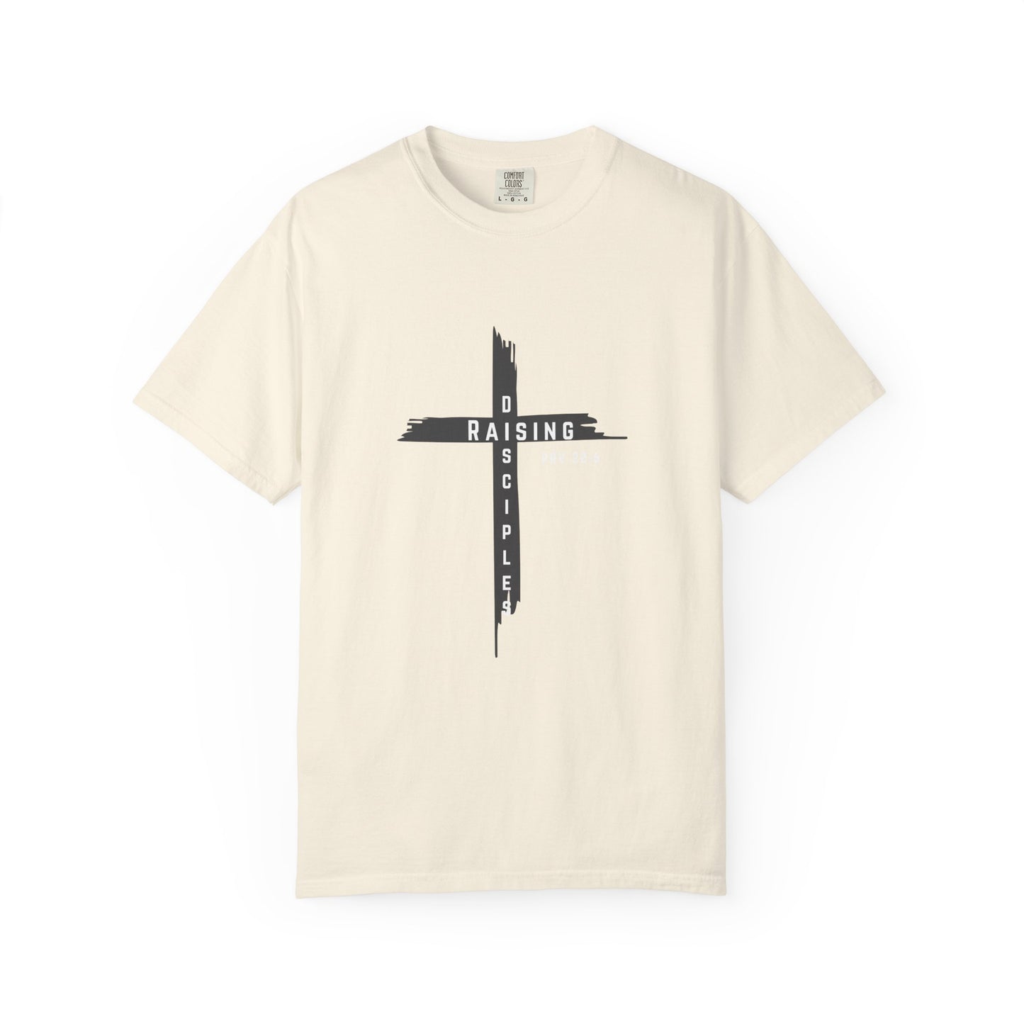 Raising Disciple Garment-Dyed T-Shirt for Faith Wear, Christian Apparel, Spiritual Gift, Youth Group Outfit, Church Merchandise,