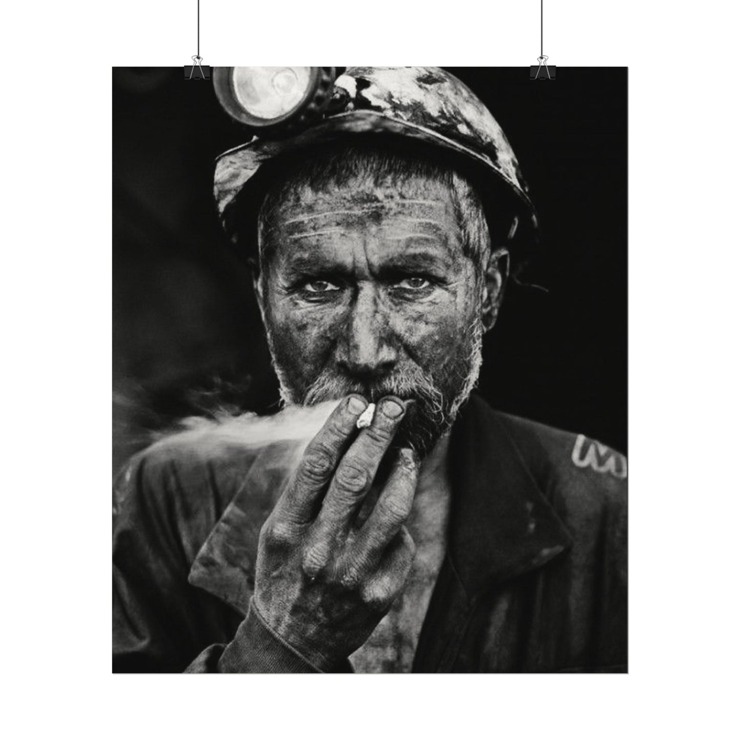 Fire & Coal – Western Textured Watercolor Matte Posters