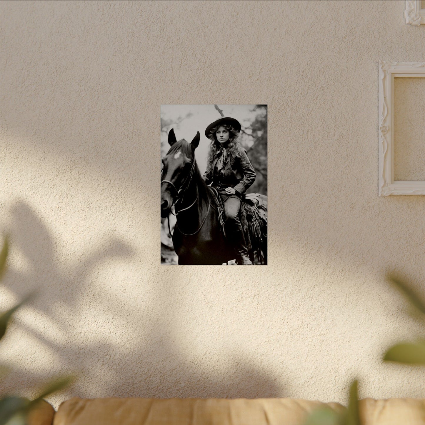 Legacy In Leather & Stone– Western Textured Watercolor Matte Posters