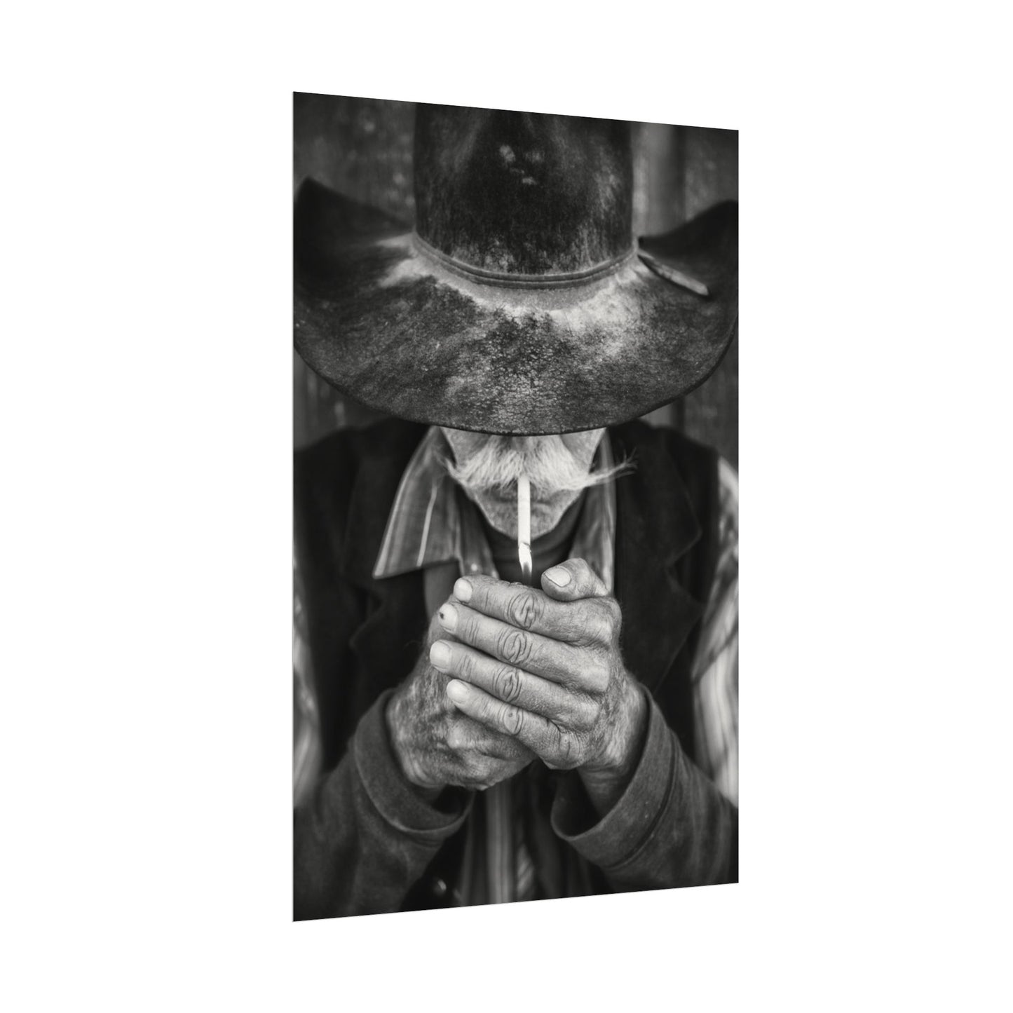 One More Draw – Western Textured Watercolor Matte Posters