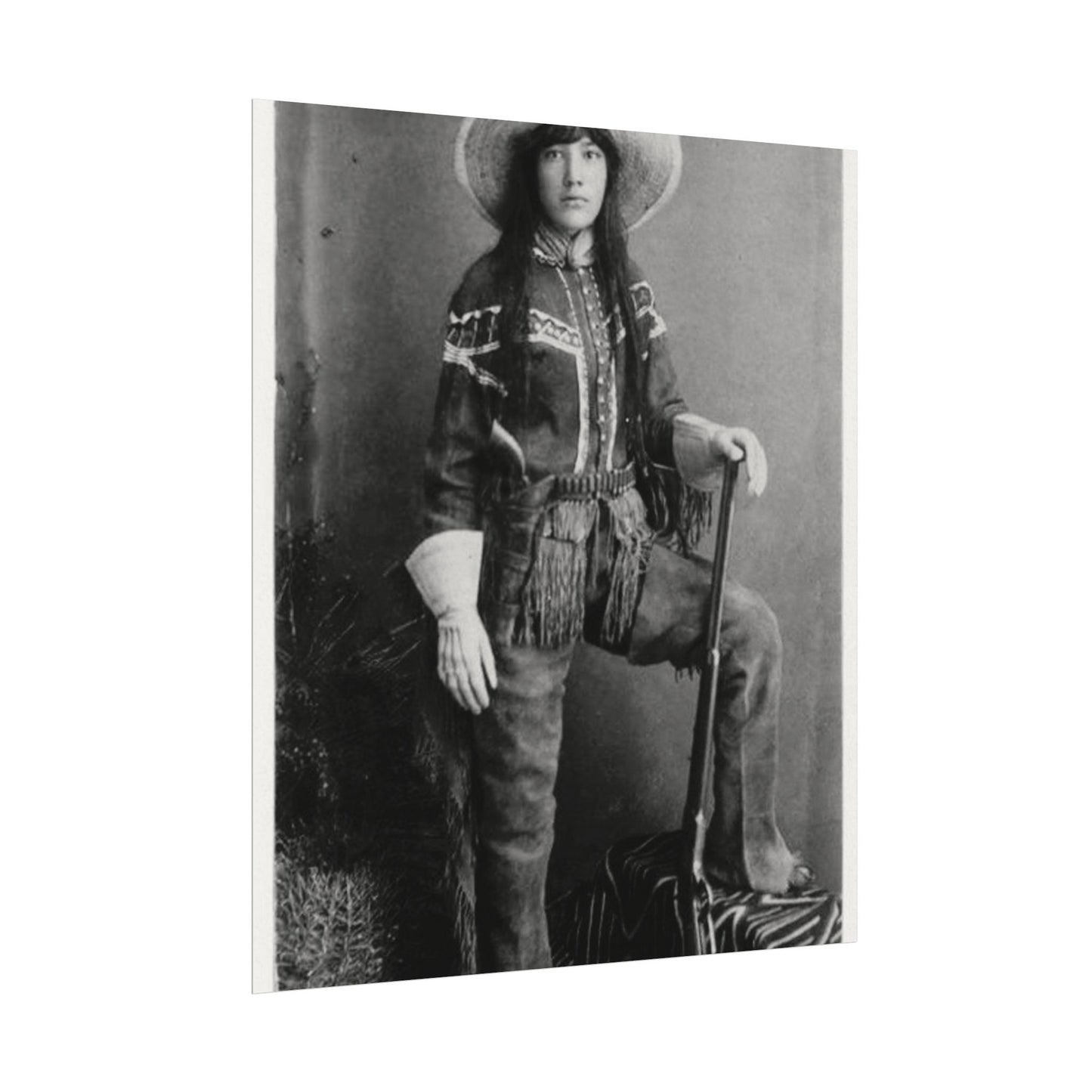 Desert Scout – Western Textured Watercolor Matte Posters