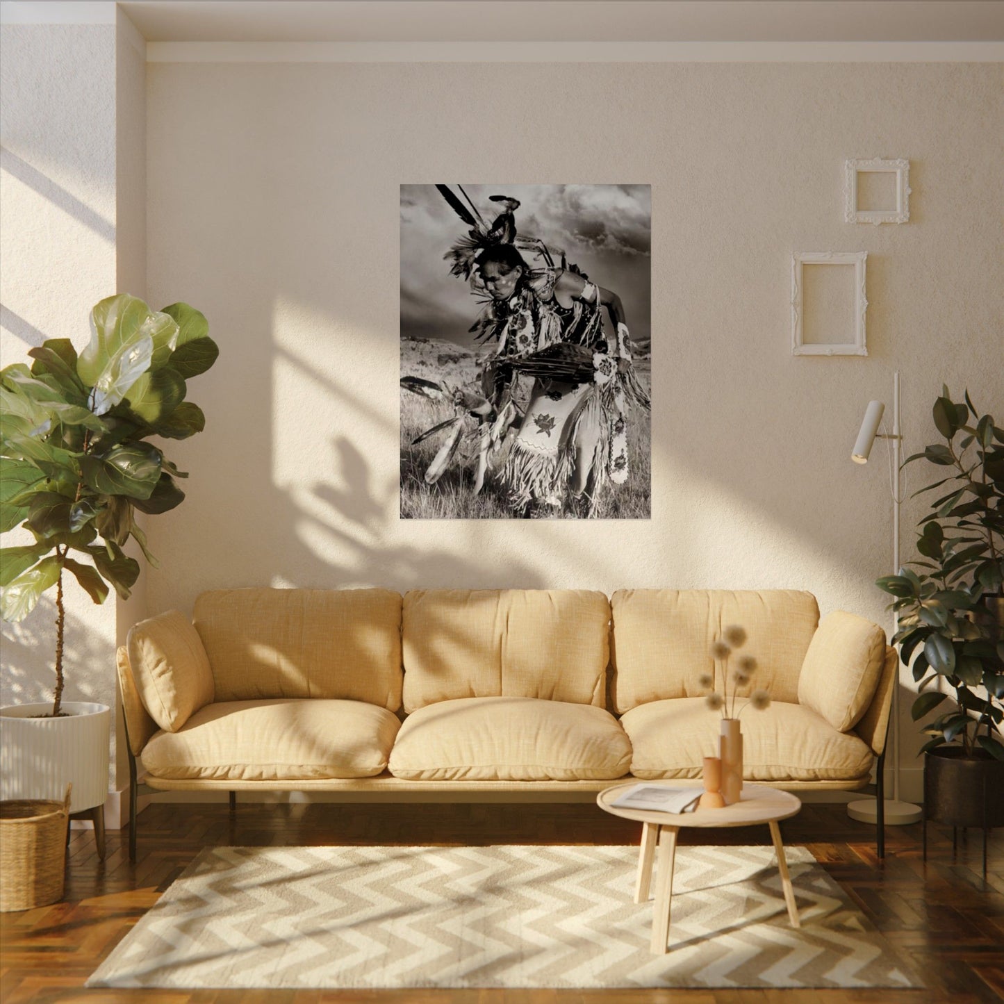 The Dancing Spirit – Western Textured Watercolor Matte Posters