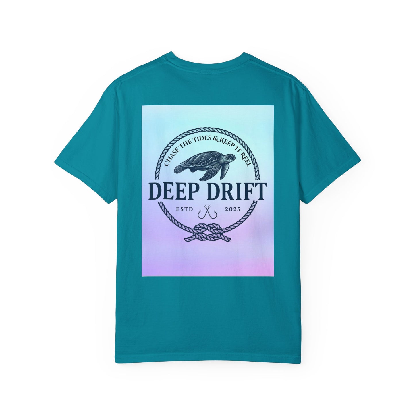 Turtle Ocean Tee, Deep Drift