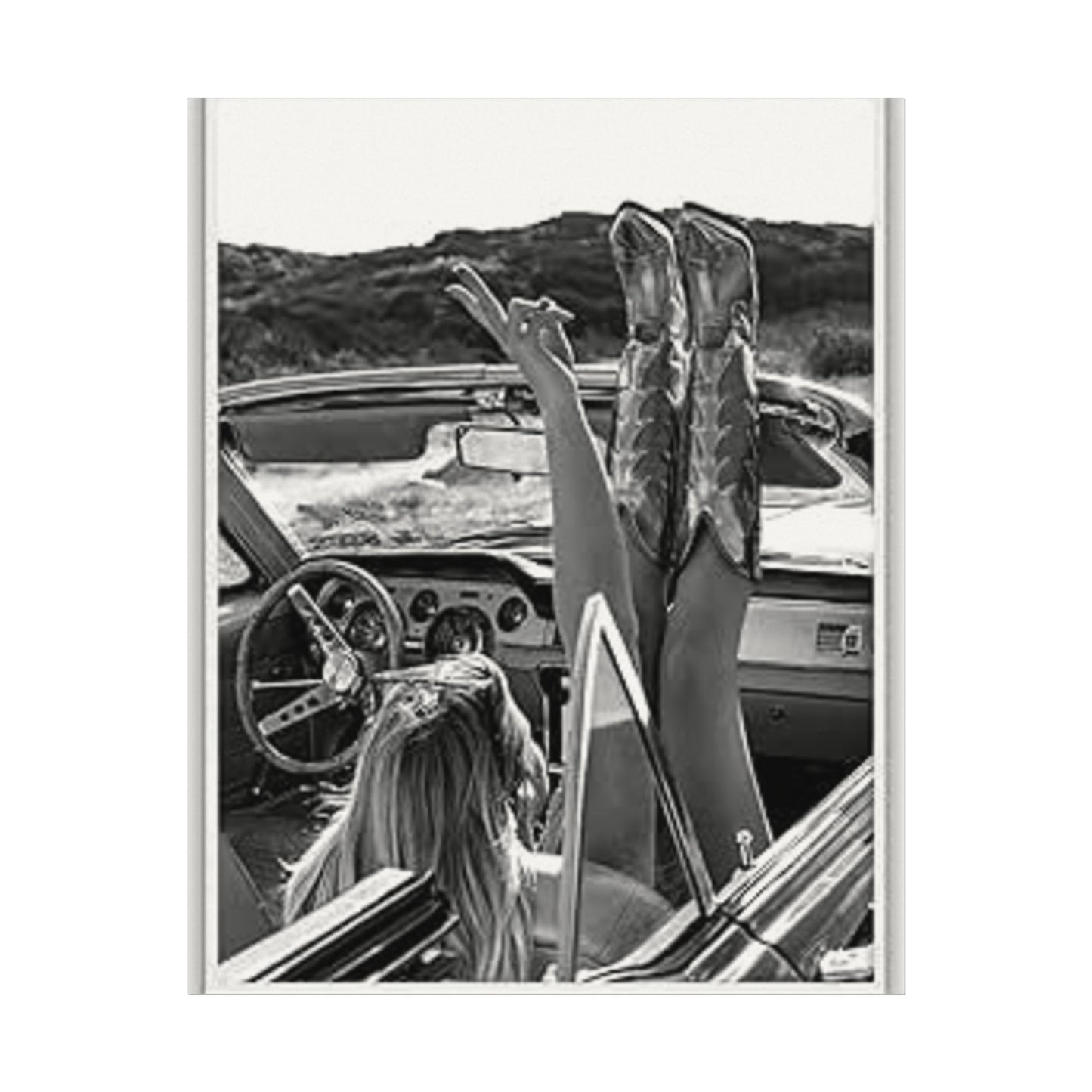 Wild At Heart – Western Textured Watercolor Matte Posters