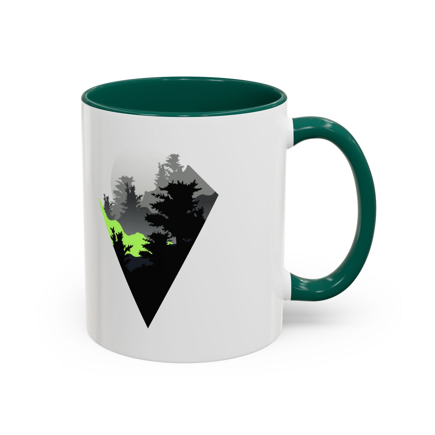 Sleek Forest Mug: Nature-Inspired Coffee Cup, Perfect for Outdoor Lovers, Gift for Nature Enthusiasts, Eco-Friendly Present