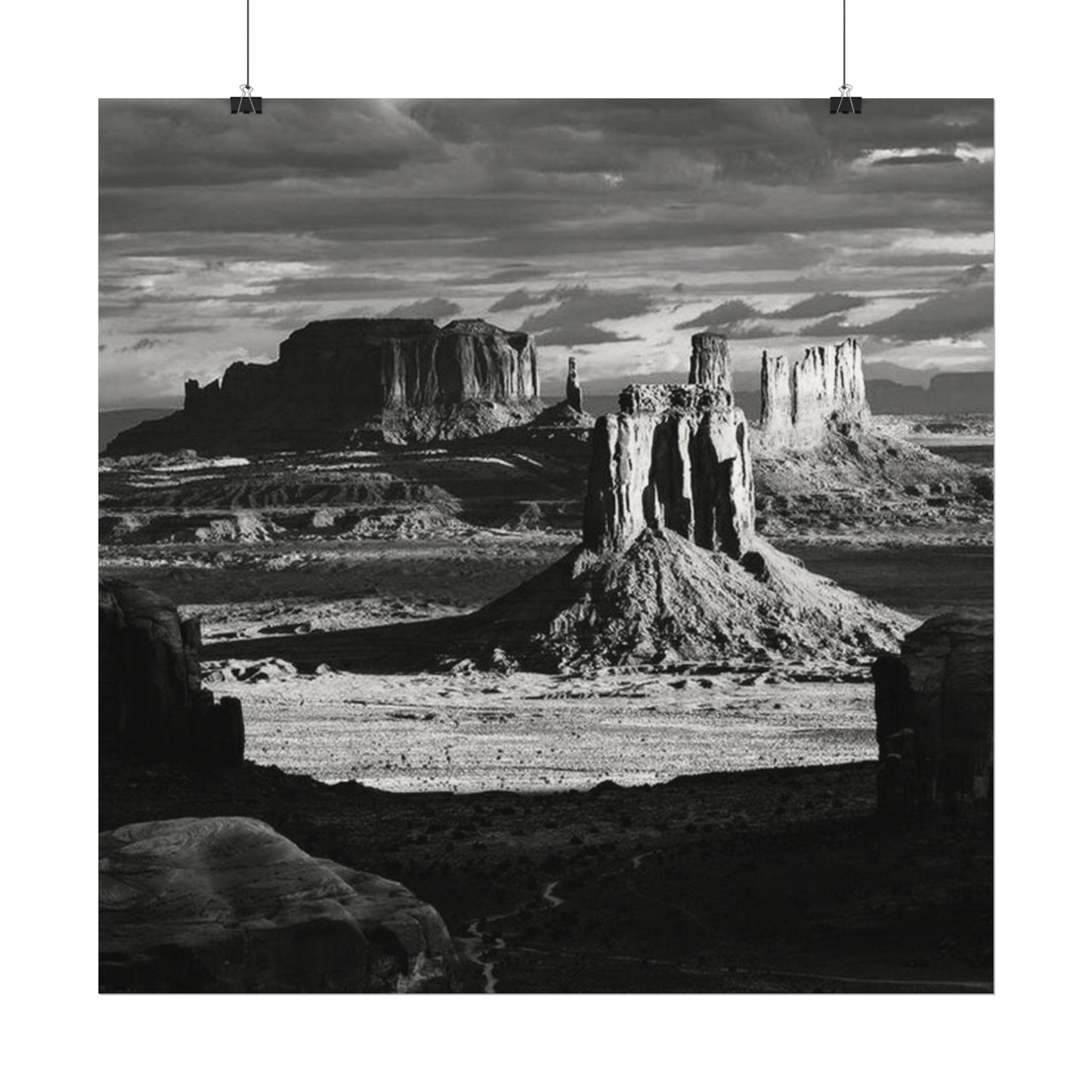 Vast Wonderland – Western Textured Watercolor Matte Posters