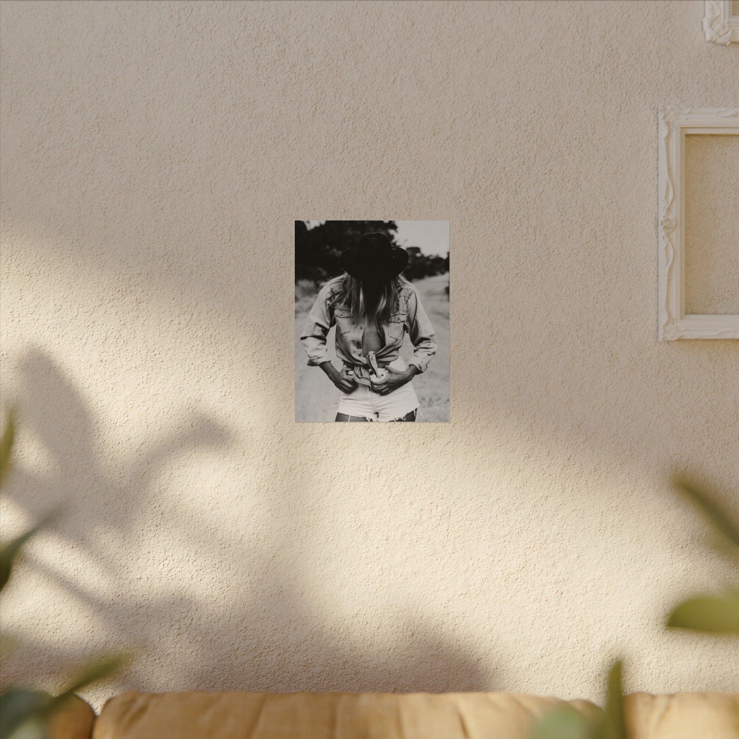 Denim Dreamer– Western Textured Watercolor Matte Posters