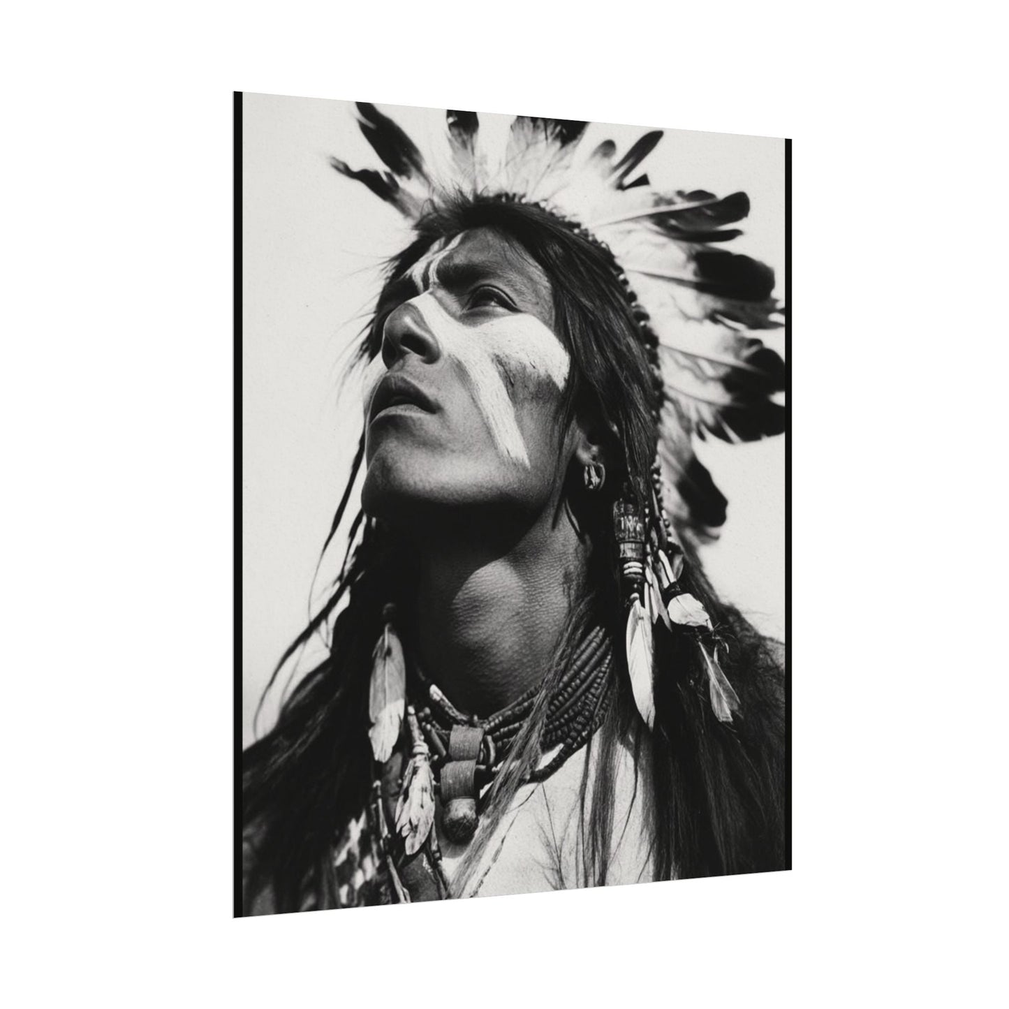 He Who Remembers – Western Textured Watercolor Matte Posters