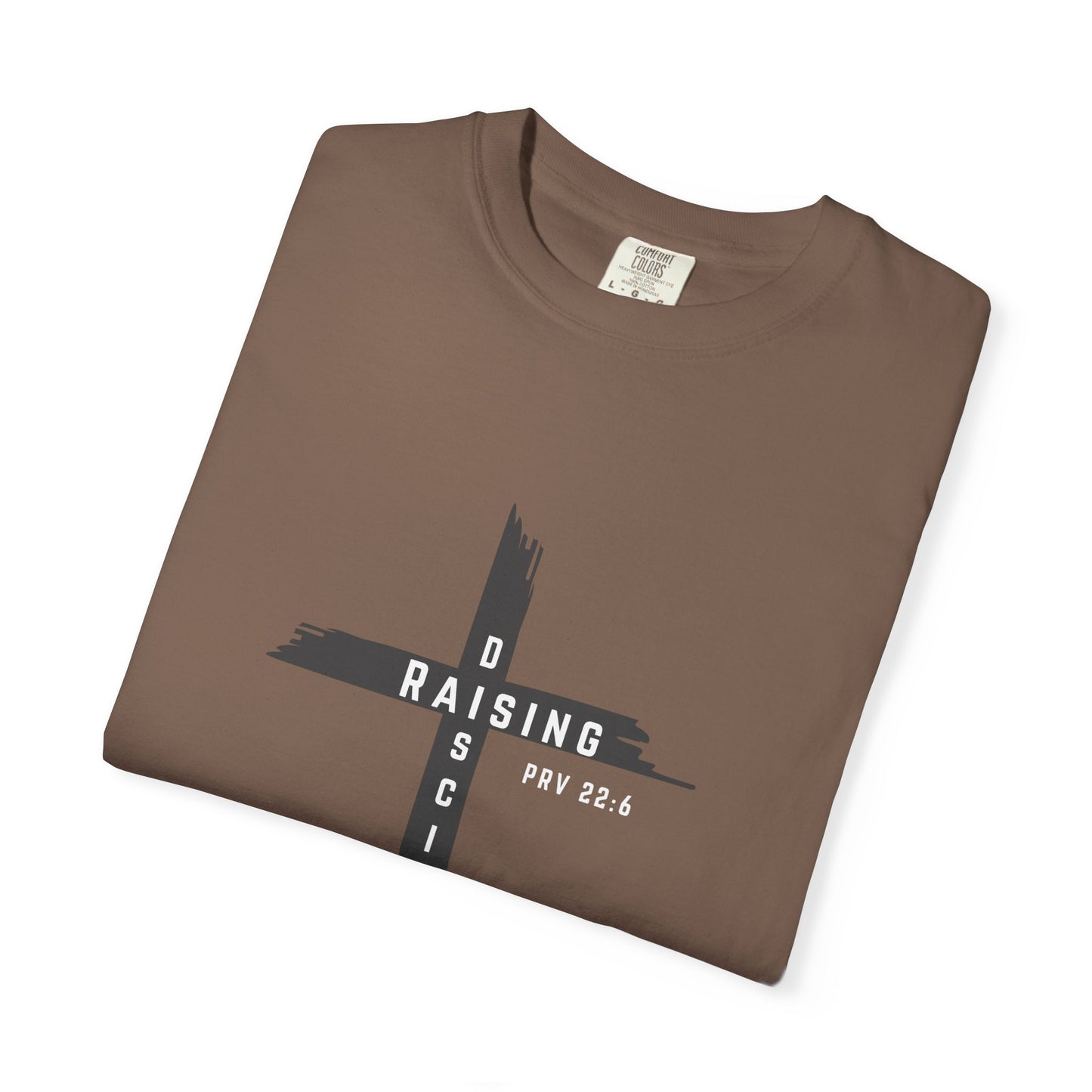 Raising Disciple Garment-Dyed T-Shirt for Faith Wear, Christian Apparel, Spiritual Gift, Youth Group Outfit, Church Merchandise,